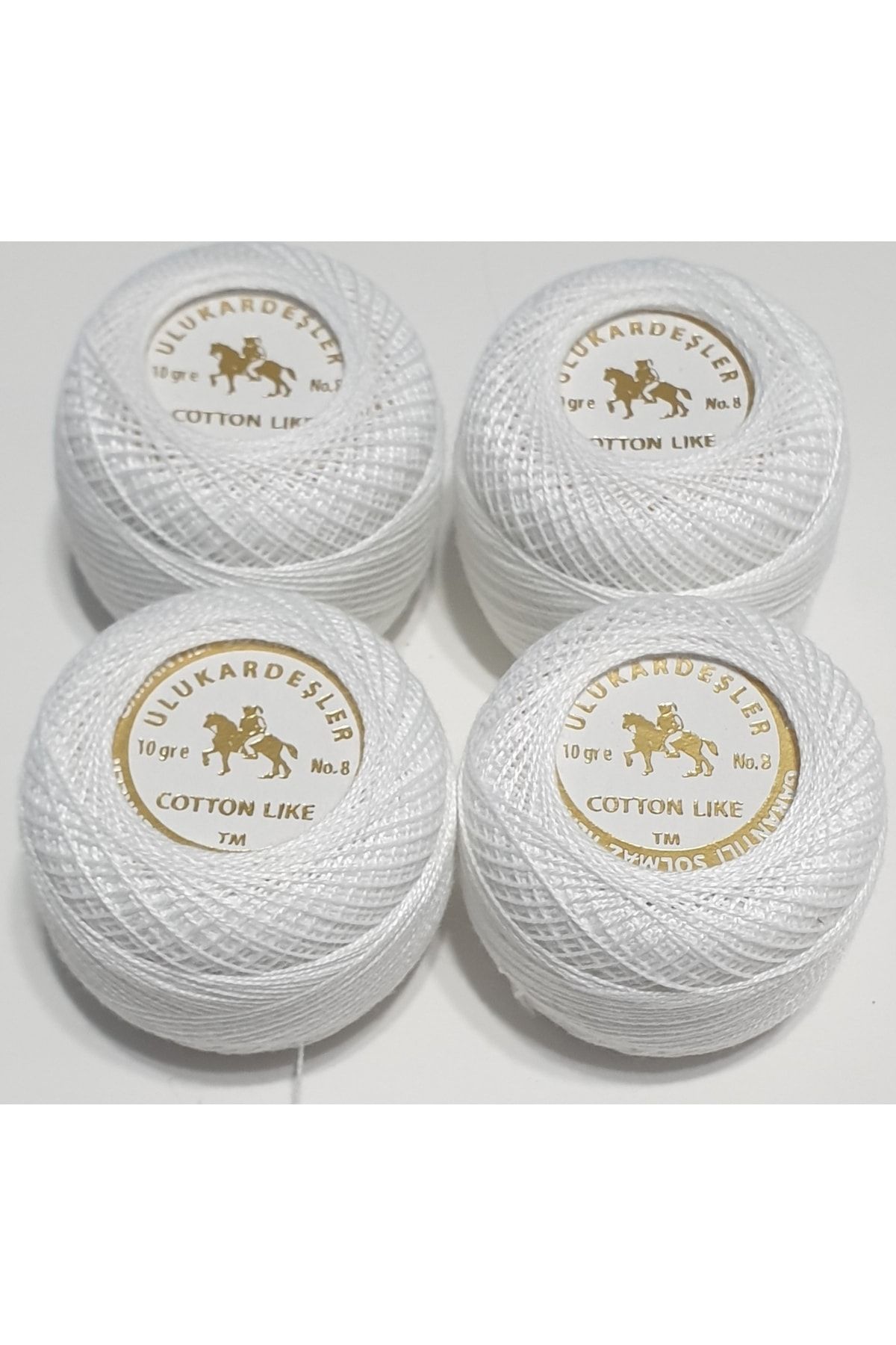 Rengahenk Etamin - Kanaviçe 4'lü Nakış Iplik Seti - Ulukardeşler Cotton Like (10 GR-NO.8)