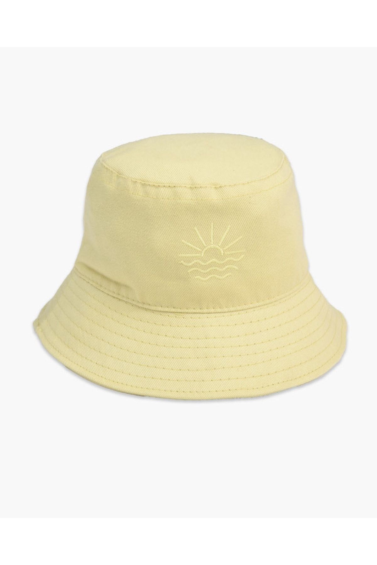 summer people Sarı %100 Pamuk Bucket Şapka