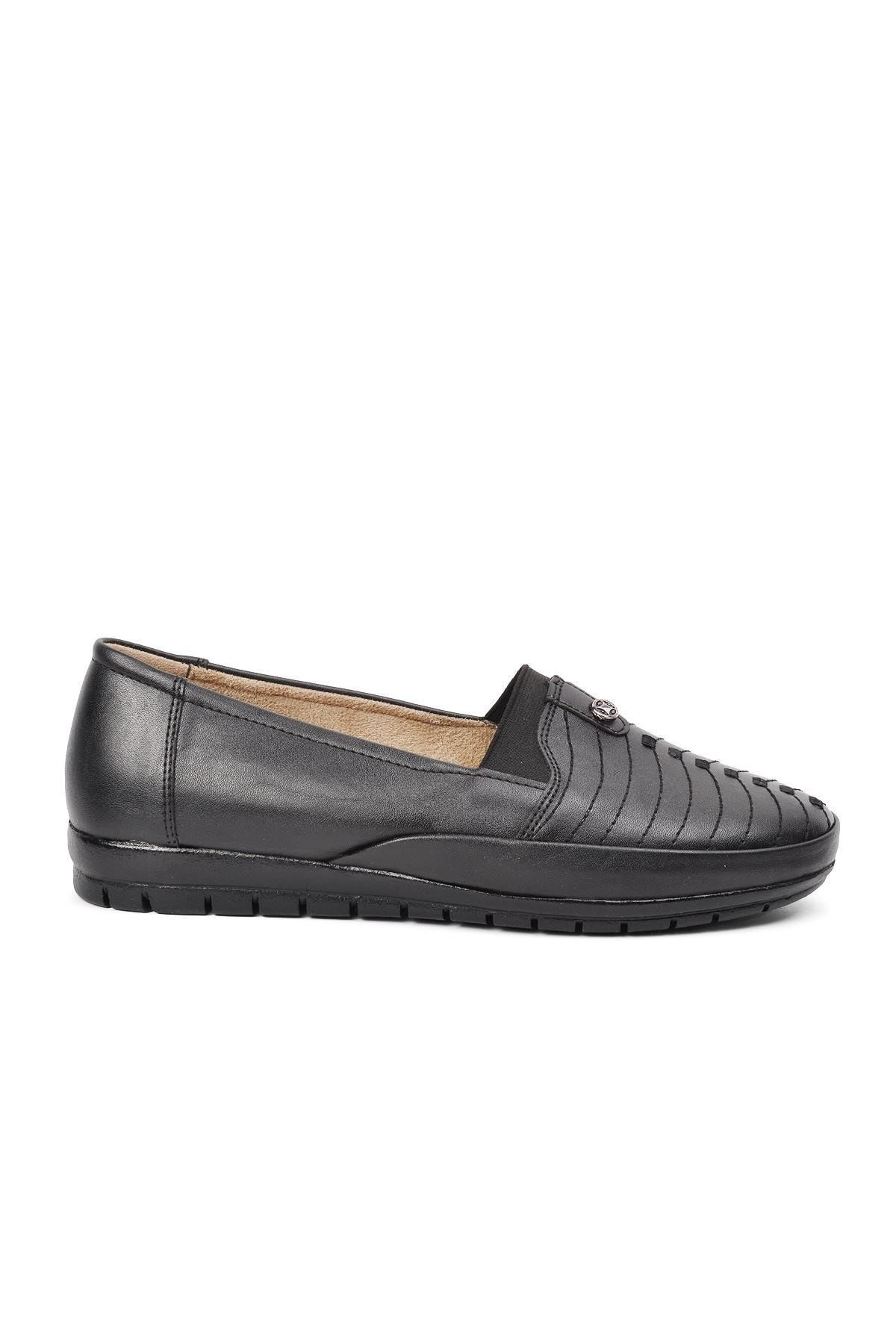 ESLEM M 144 Siyah Comfort Kadın Günlük Ayakkabı