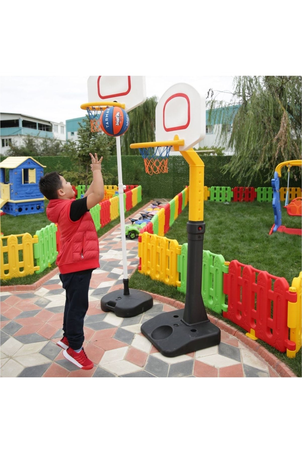 MCL Toys Basketbol Potası - Geniş Çember Ve Ayarlanabilir Yükseklik