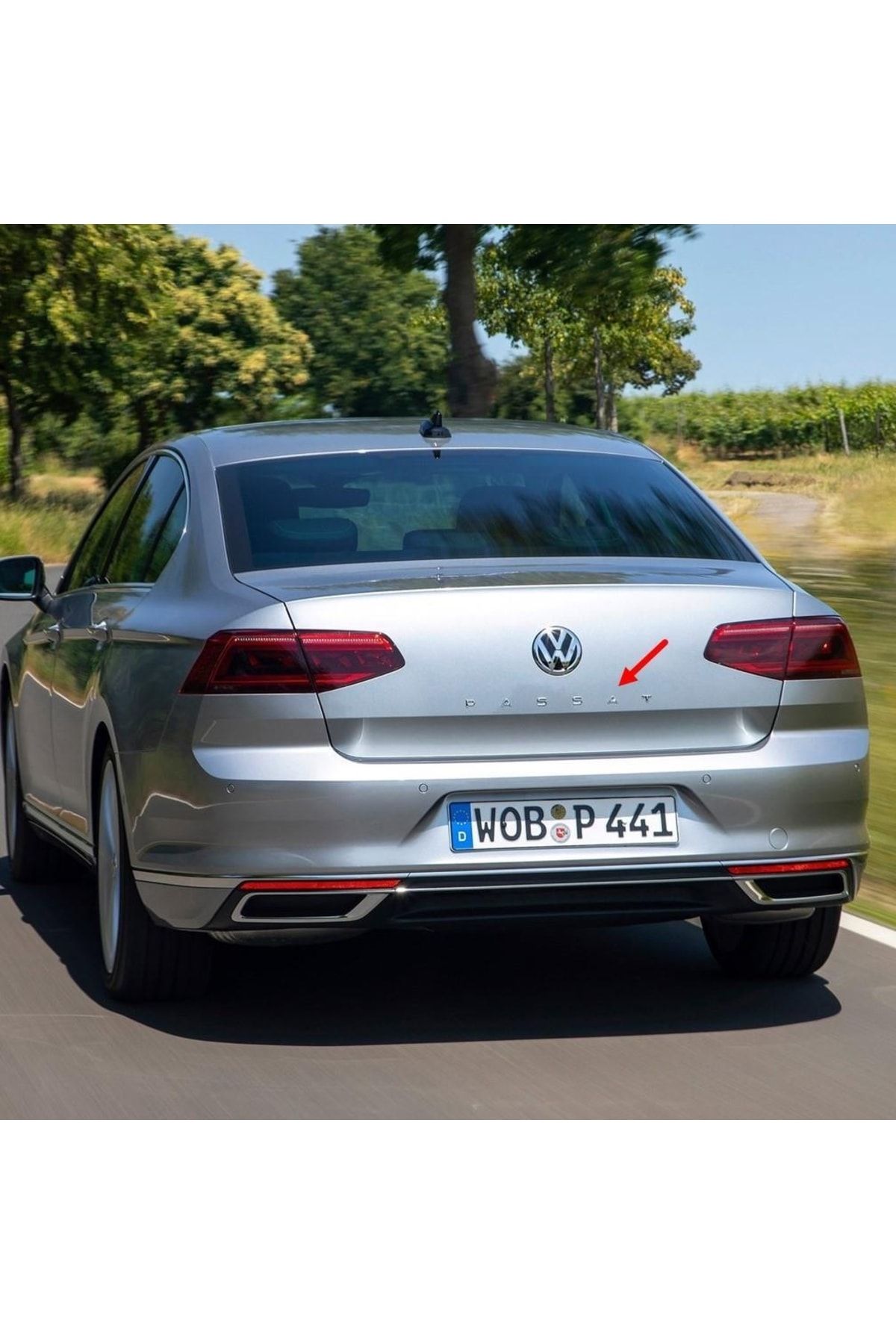 Nova Vw Volkswagen Passat B8 2015-2022 Arka Bagaj Kapağı Passat Yazısı Geniş Tip 3g9853687c