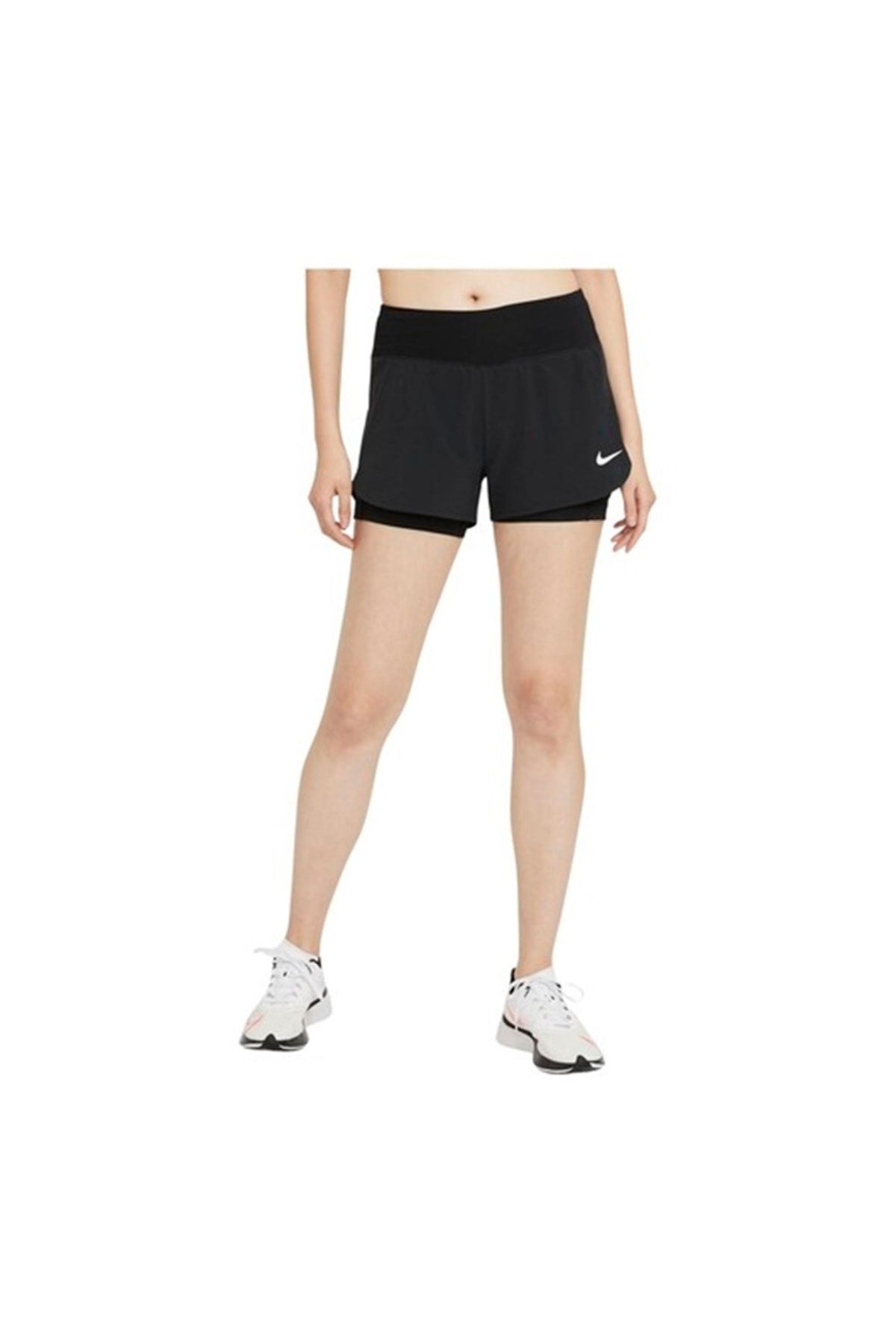 Nike W Nk Eclıpse 2ın1 Short Kadın Gri Şort - Cz9570-084