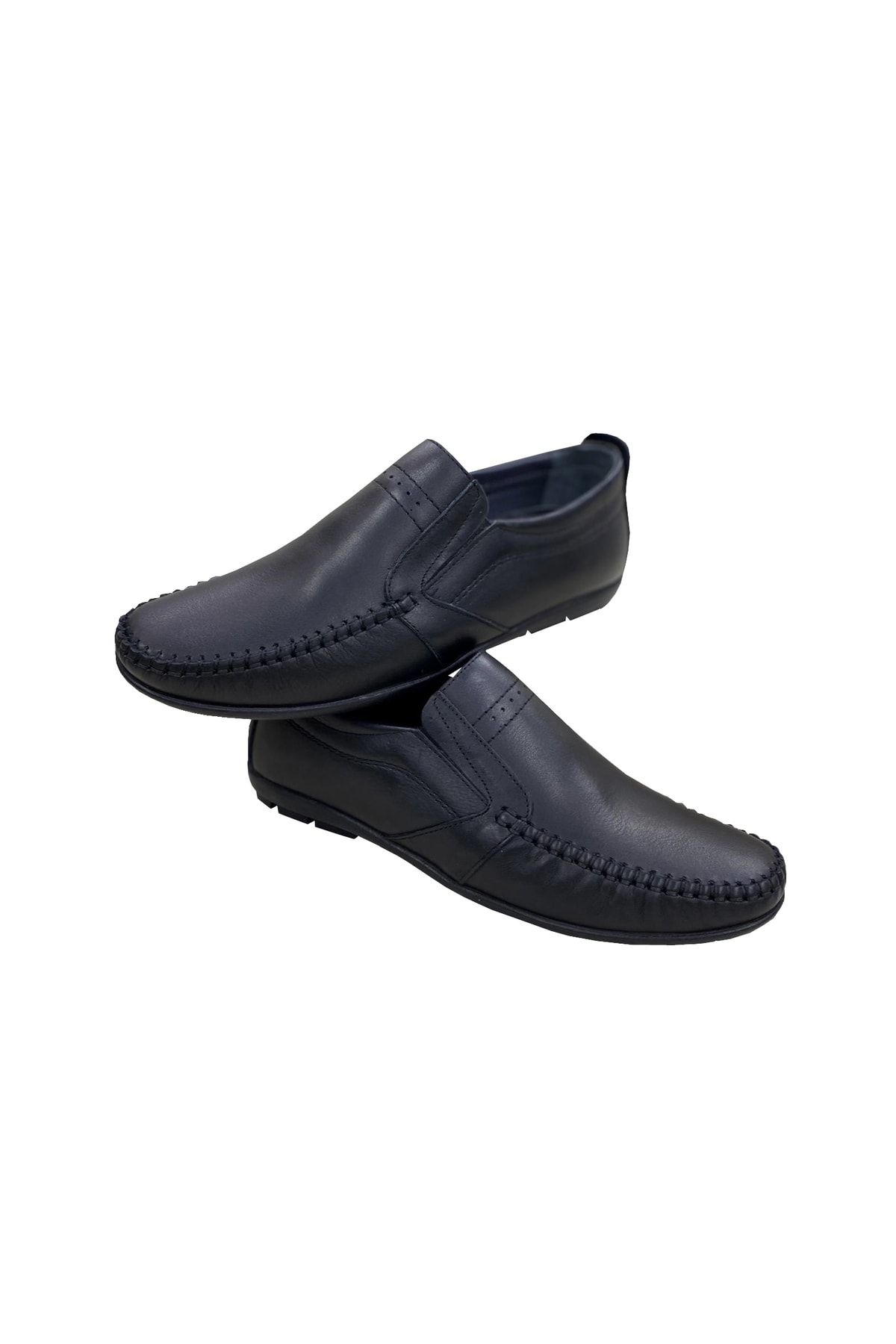 SULA Erkek Siyah Makosen Yazlık Klasik Ayakkabı