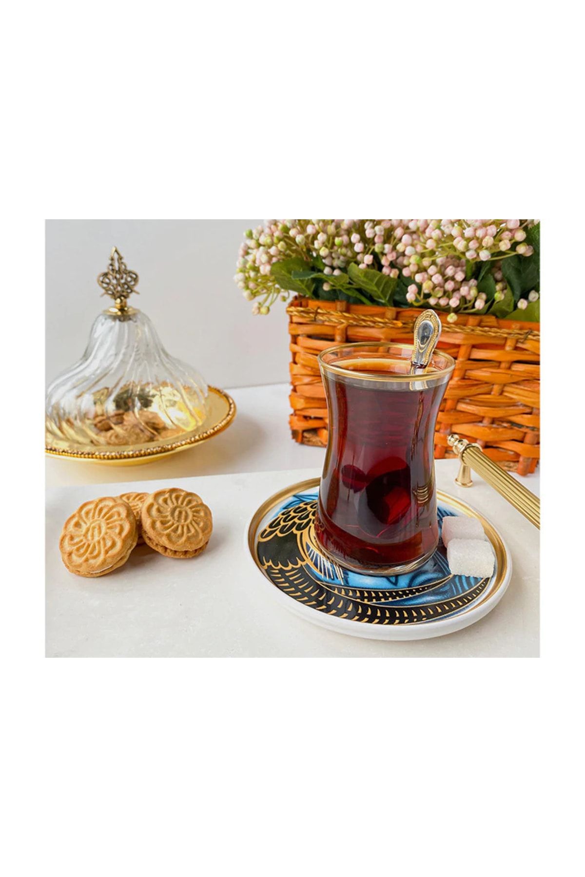 Mondecor Peacock 6 Kişilik Çay Takımı