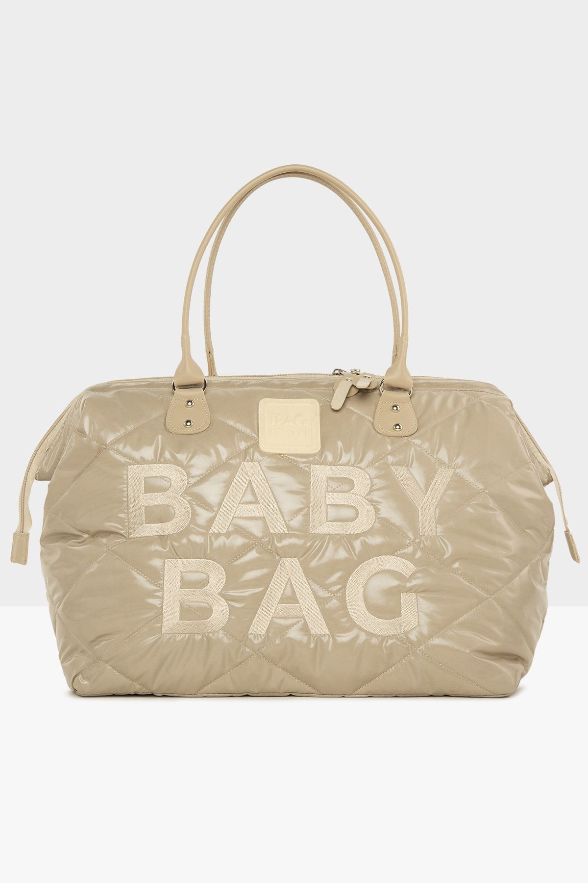 Bagmori Vizon Baby Bag Nakışlı Puf Şişme Anne Bebek Bakım Çanta M000006904