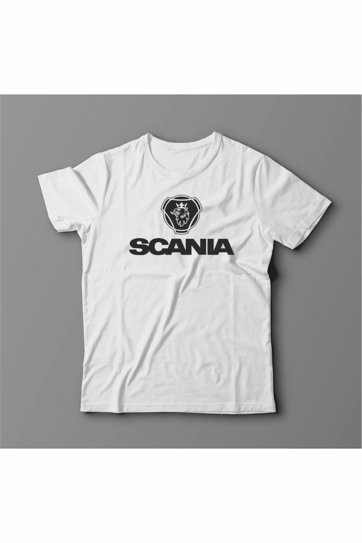 Açık Garaj Scania Graphic Baskılı Tişört