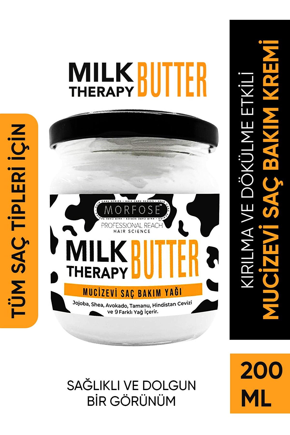 Morfose Milk Therapy Butter Yağ İçeren Mucizevi Saç Bakım Kremi