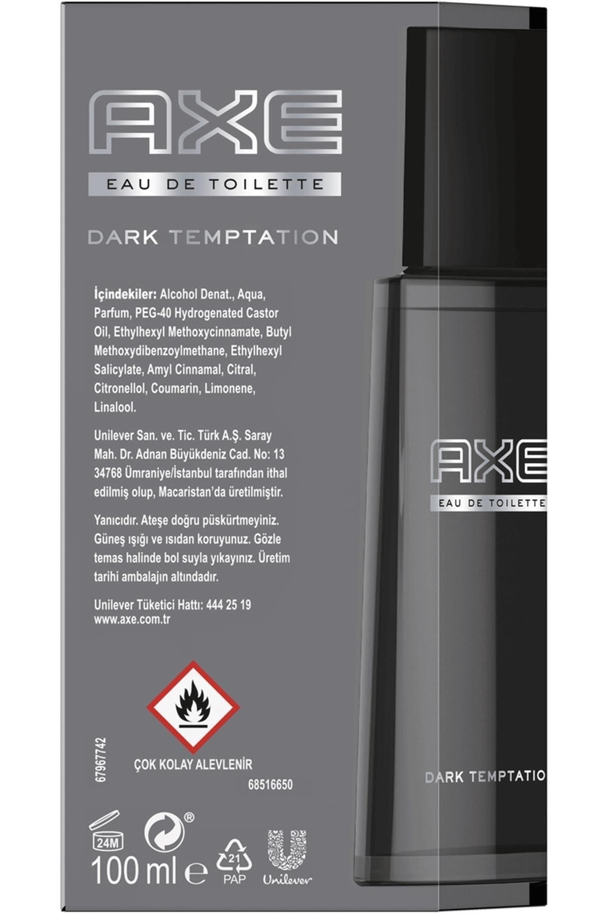 Axe Dark Temptation Edt 100 Ml