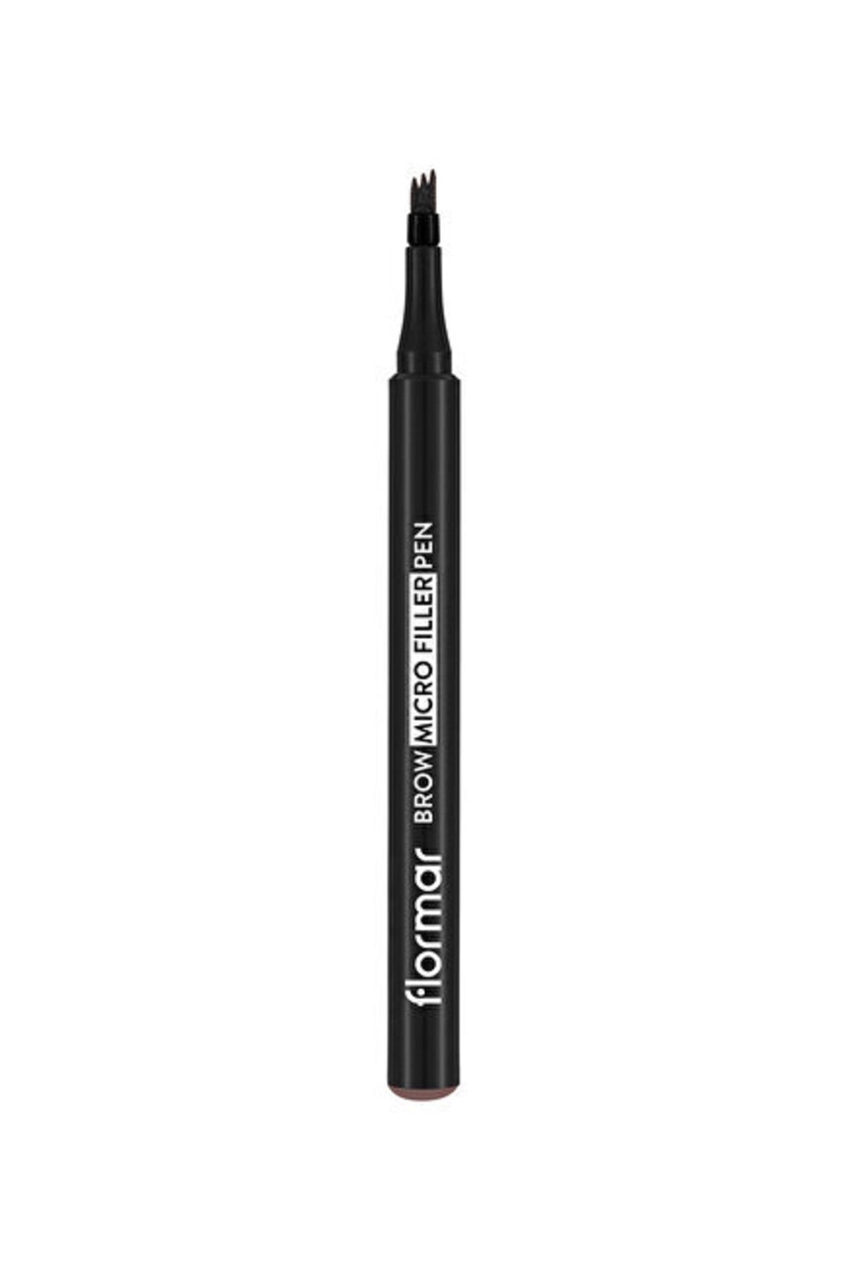 Flormar Fırça Uçlu Likit Kaş Kalemi (ORTA KAHVE) - Brow Micro Filler Pen -002 Mdıum Brwn New - 8682536038522