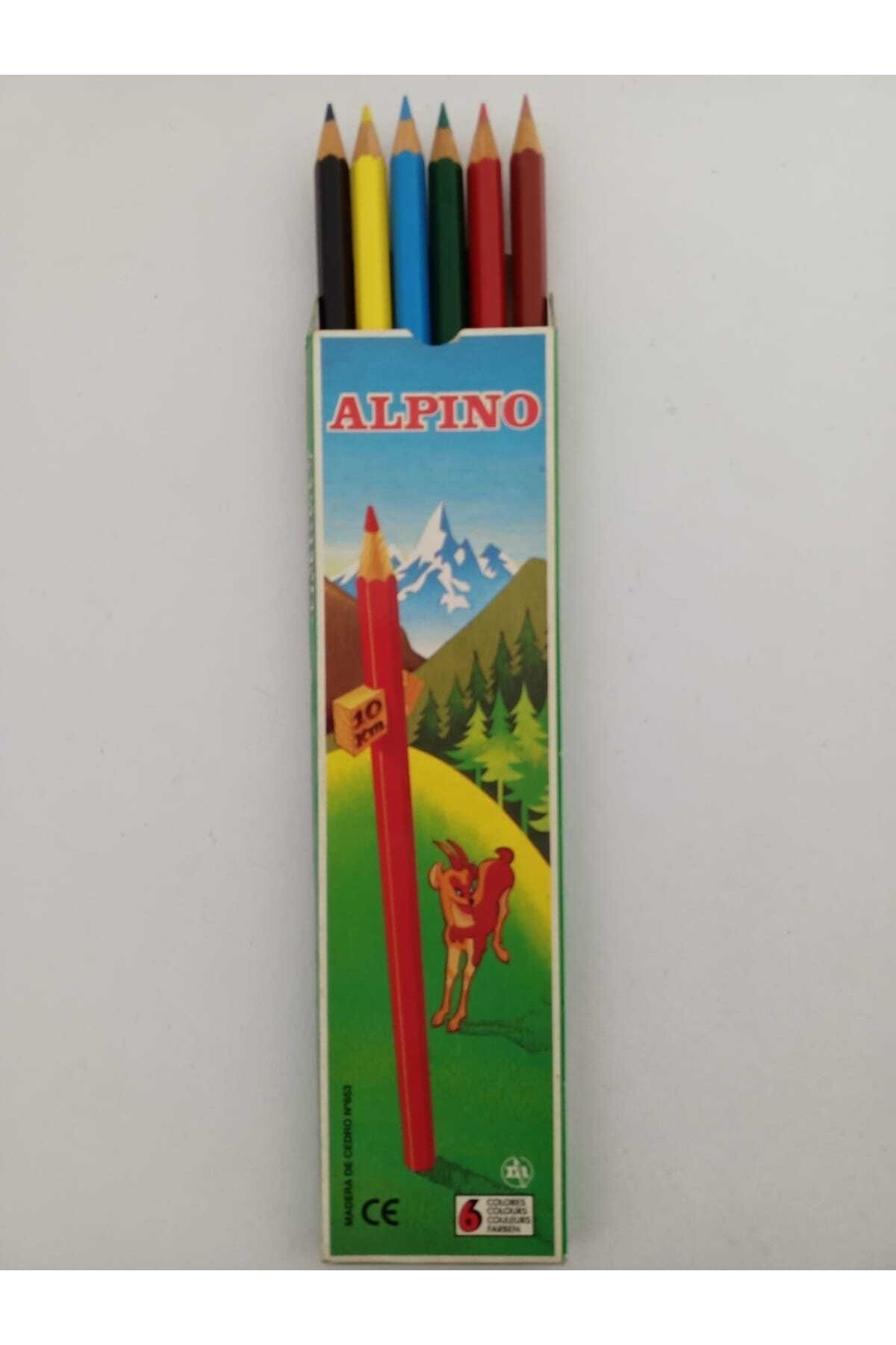 Yeni Çarşı Avm Alpino 6' Lı Kuru Boya Kalemi