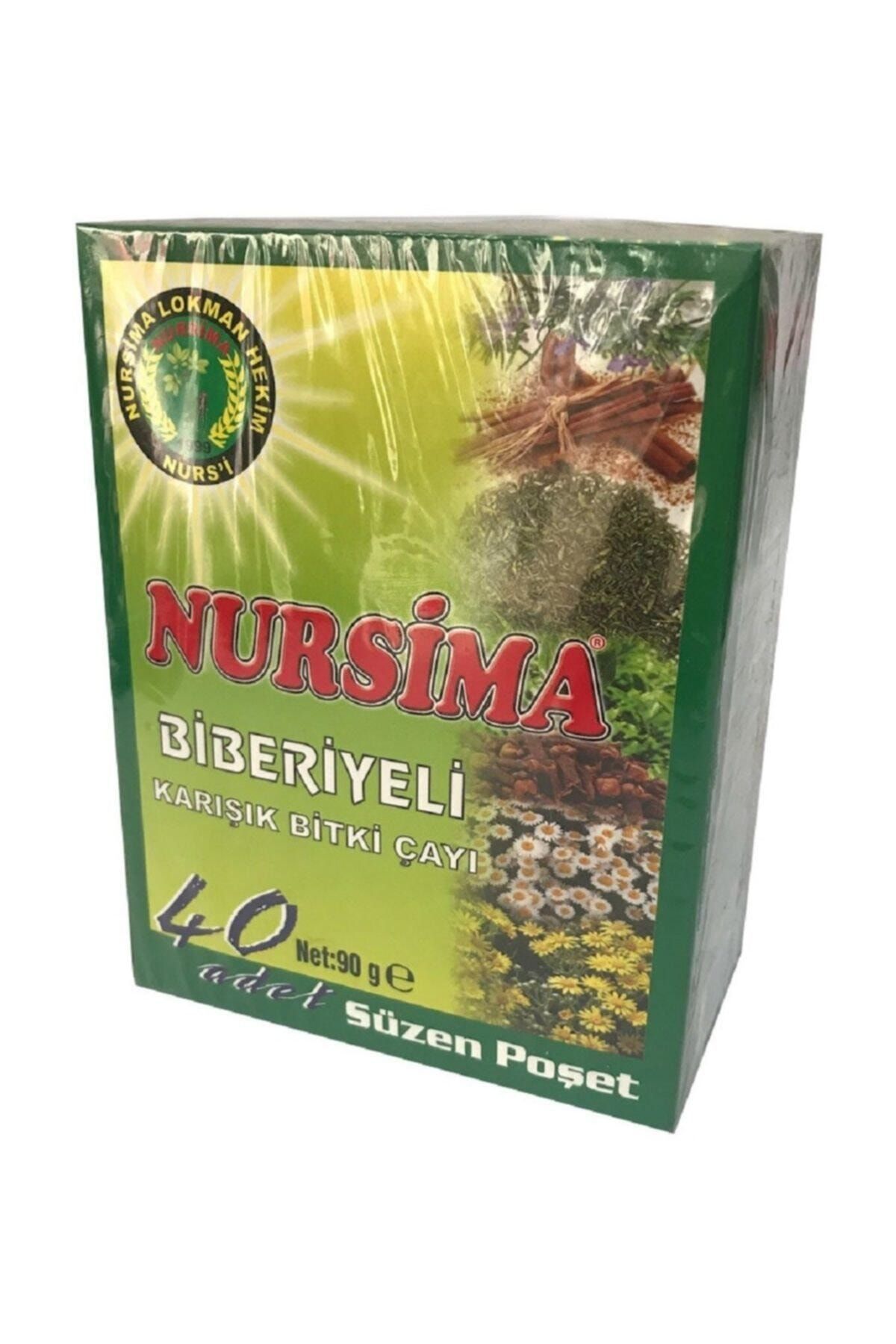 Nursima Biberiyeli Karışık Bitki Çayı 40 Süzen