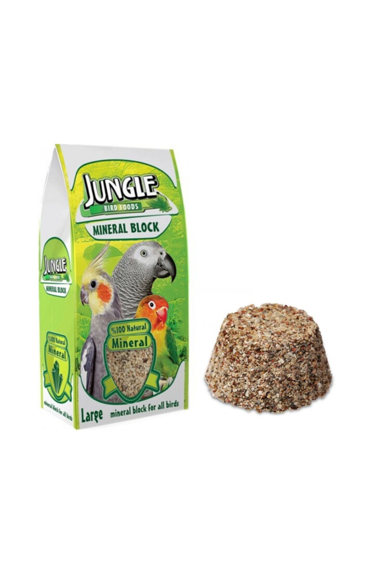 Jungle Mineral Blok Kuşlar Için Gaga Taşı Büyük