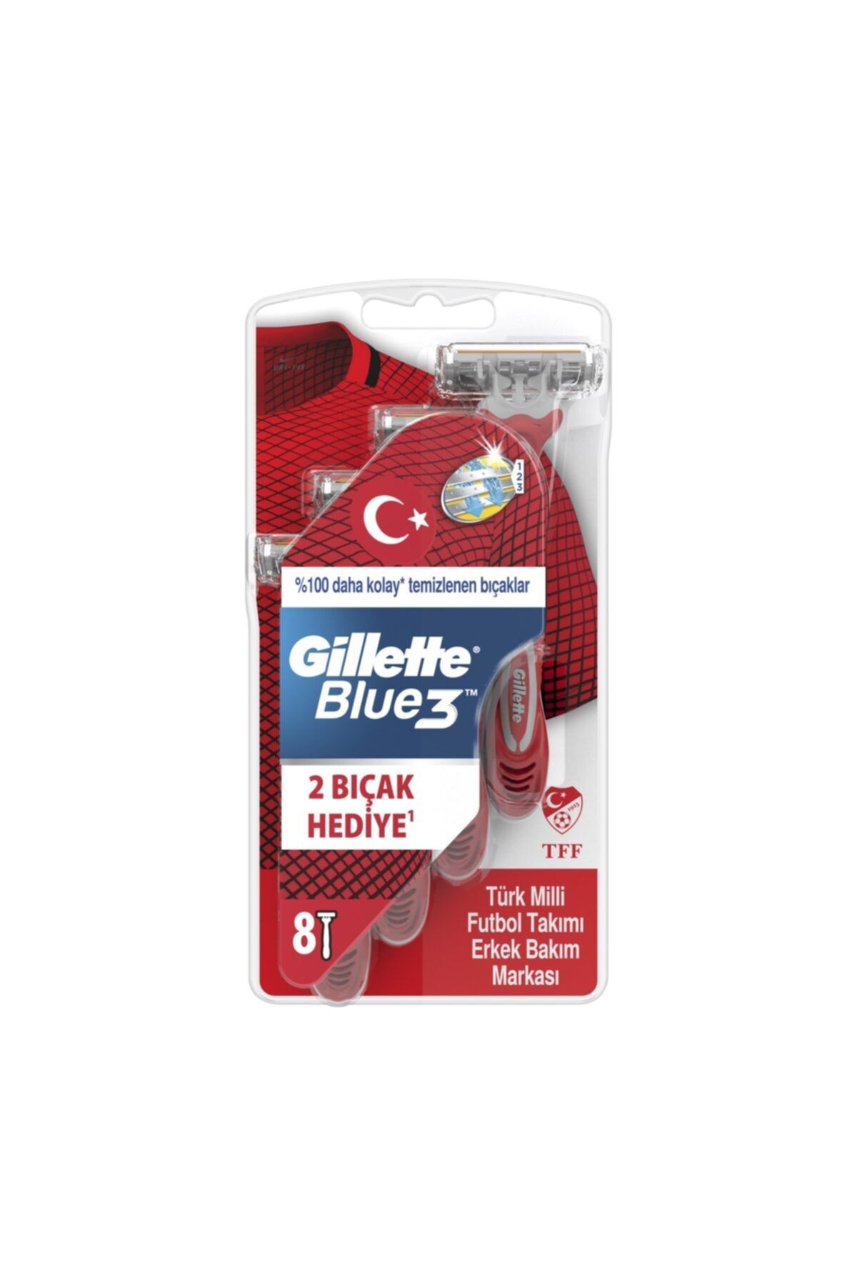 Gillette Gillette Blue3 8'li Milli Takım Özel Paketi Tıraş Bıçağı