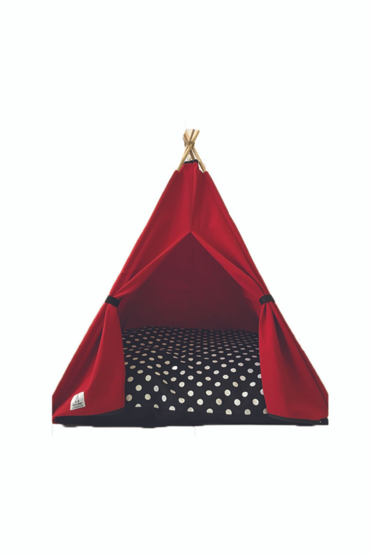 Teepee House Yataklı Köpek Çadırı 70x70 cm