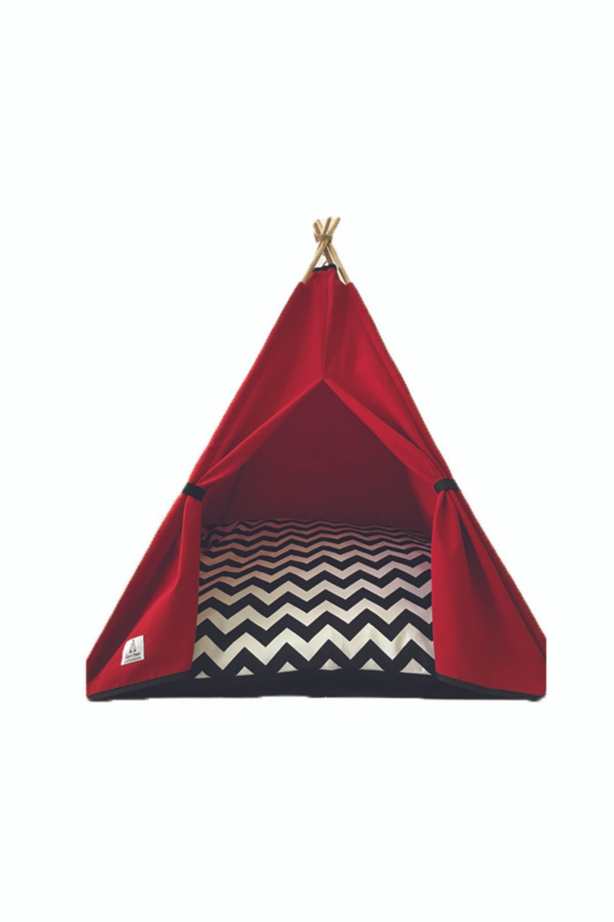 Teepee House Yataklı Köpek Çadırı 70x70 cm