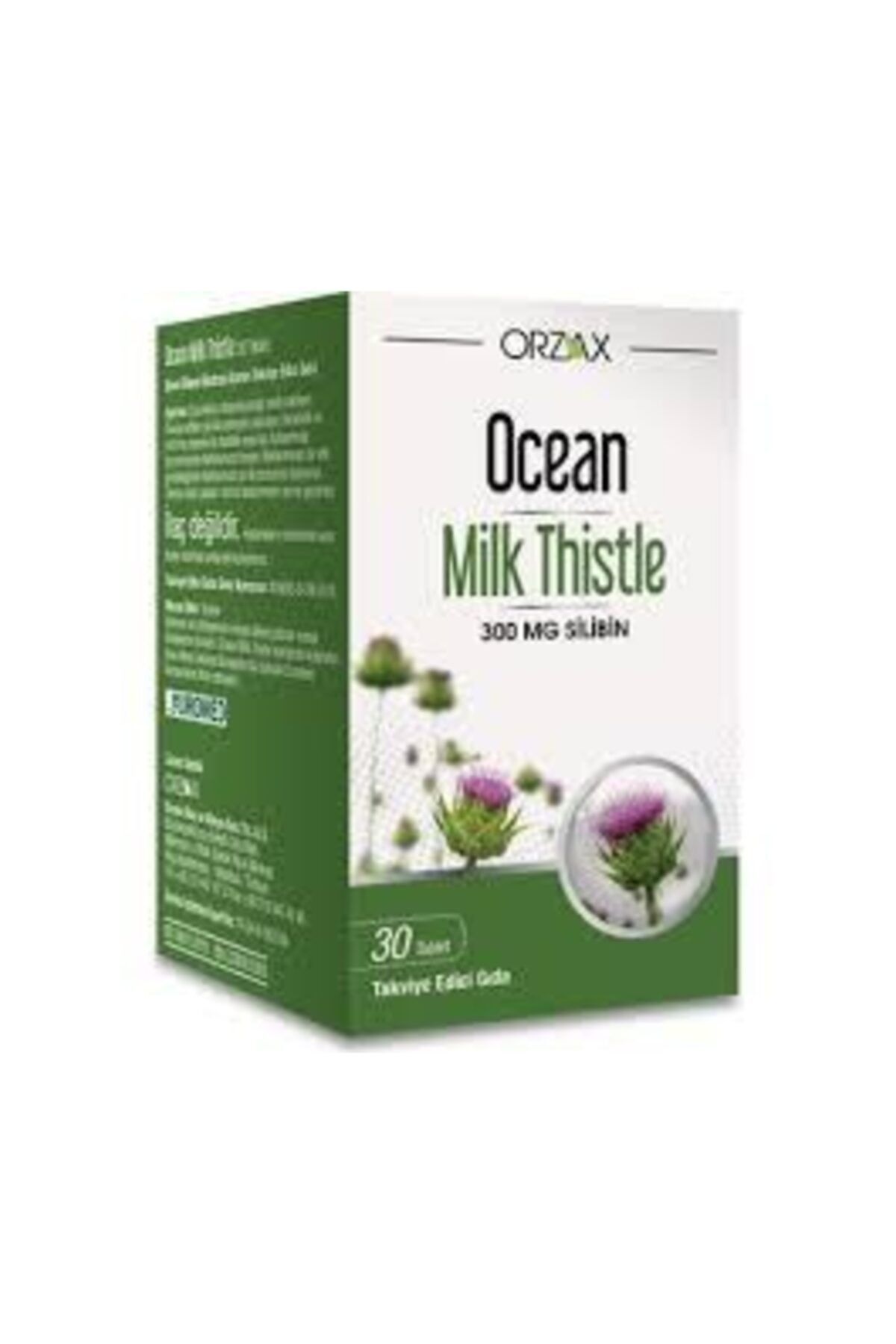 Ocean Milk Thistle 300 mg Silibin 30 Kapsül