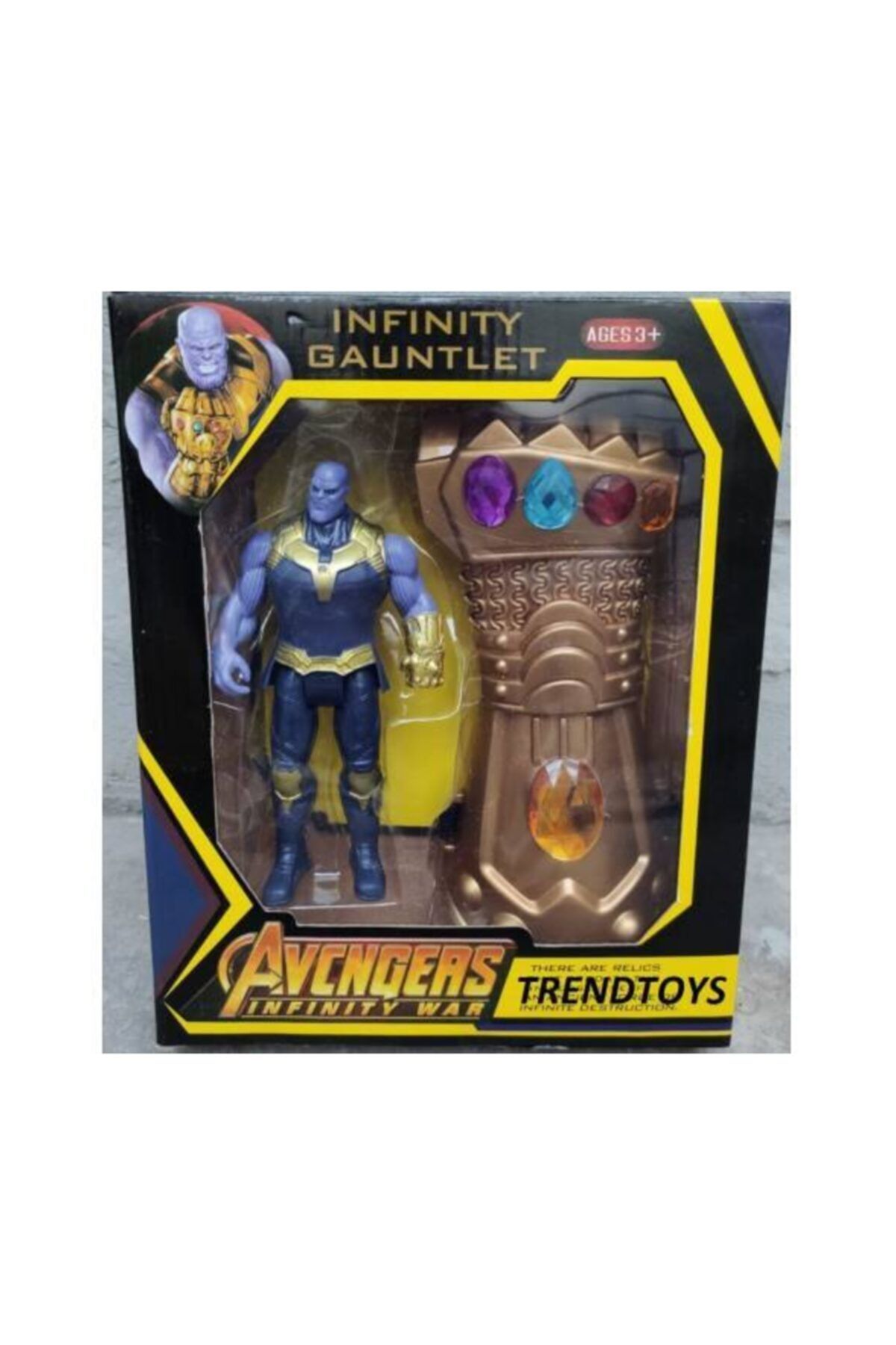 SUDEN Oyuncak Avanger Thanos Işıklı Figür Ve Eldiven