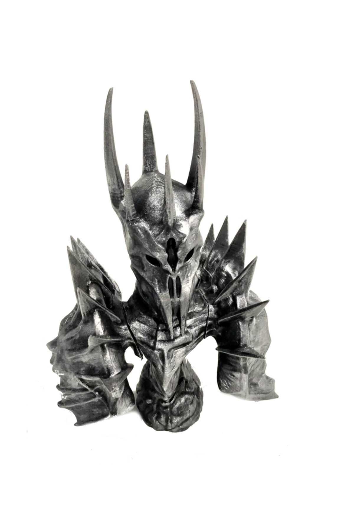 Carbontech 3D Teknolojileri Sauron Yüzüklerin Efendisi Büst Dekoratif Hediyelik Figür Heykelcik