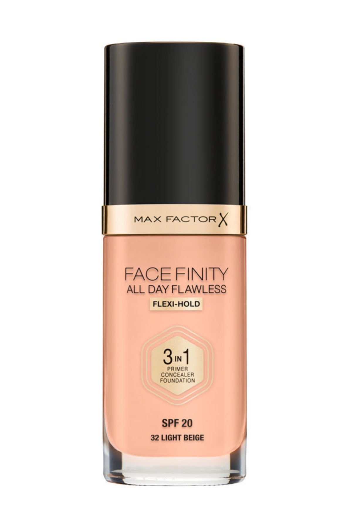 Max Factor Fondöten - FaceFinity All Day Flawless Foundation 32 Light Beige 3614227923256