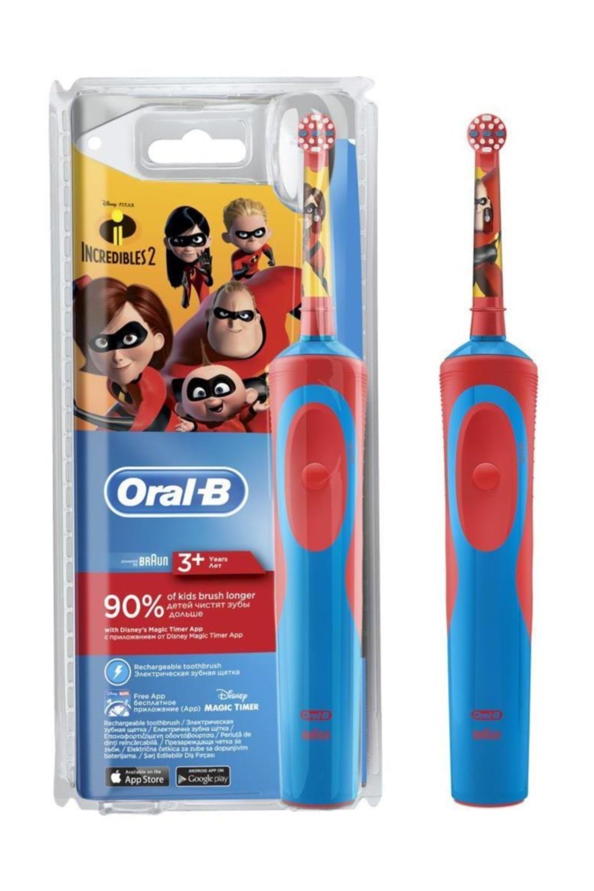Oral-B Şarjlı Diş Fırçası Çocuk Incredibles