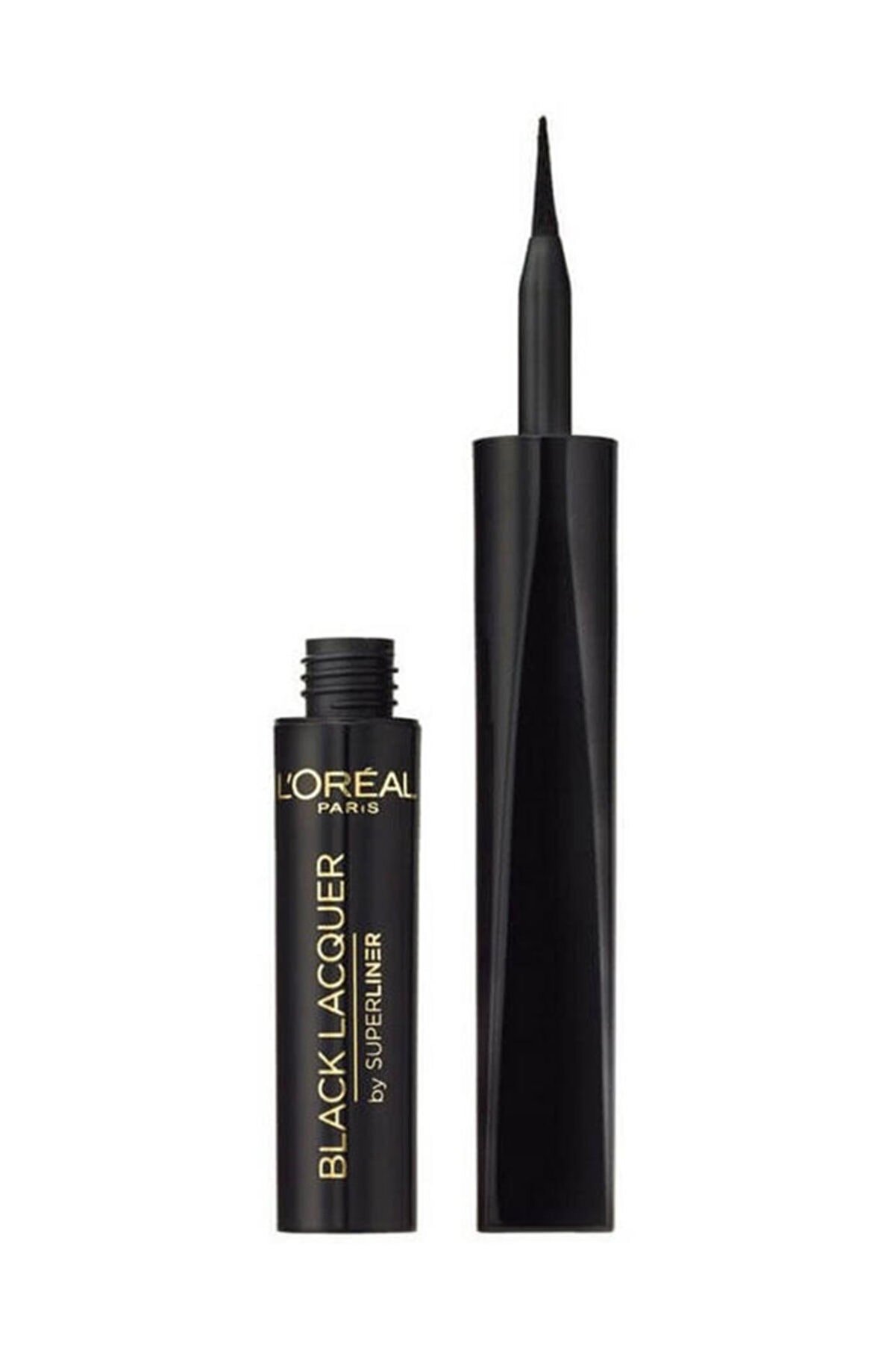 L'Oreal Paris Suya Dayanıklı Siyah Eyeliner - Super Liner Black Lacquer Waterproof Eyeliner 6 ml 3600522025252