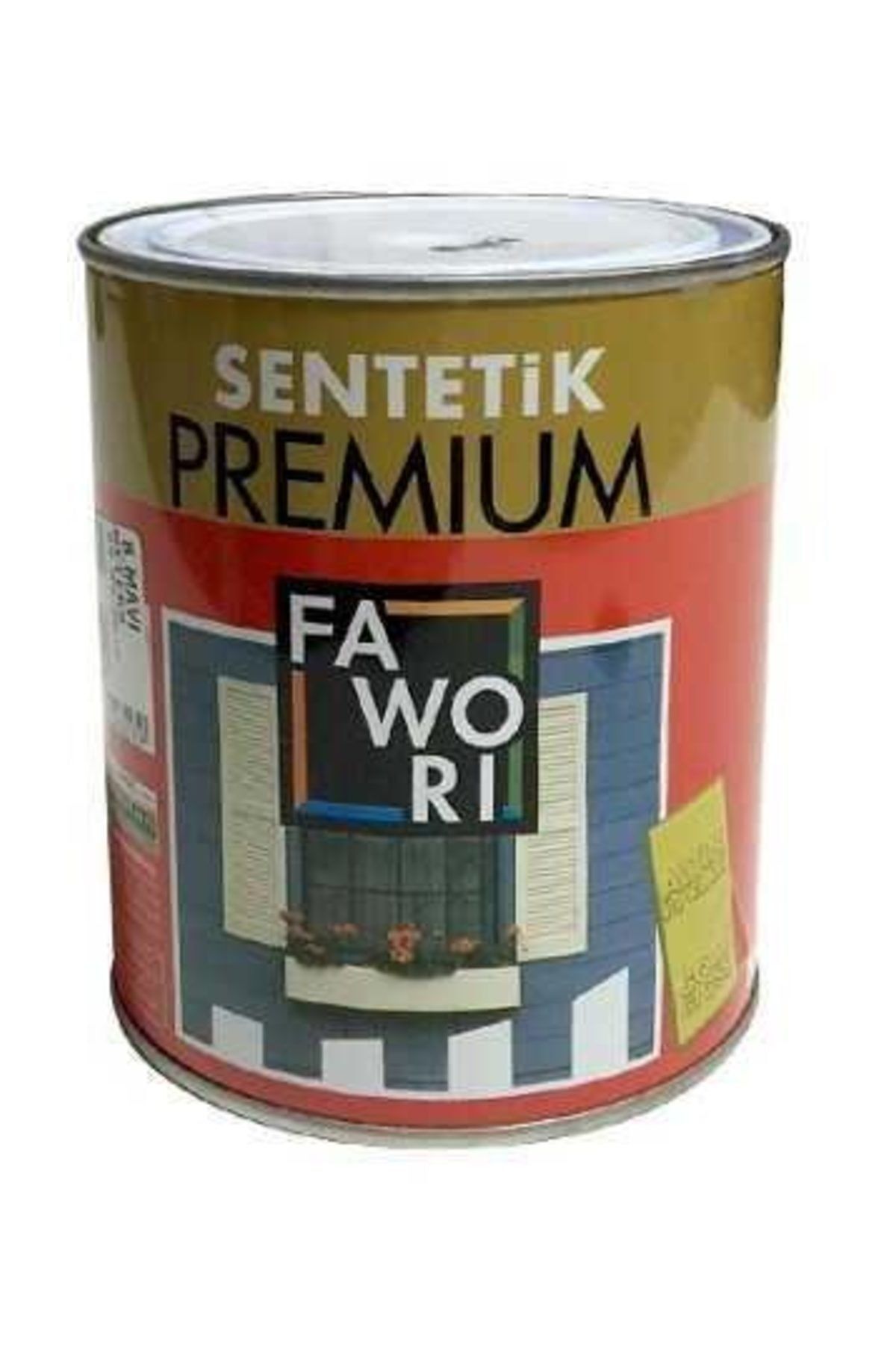Fawori Premium Sentetik Yağlı Boya 2.5 Lt Siyah