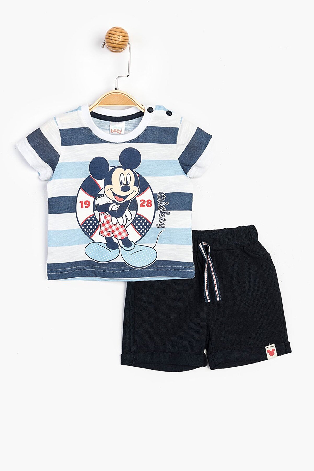 Mickey Mouse Disney Bebek Şortlu Takım 15453