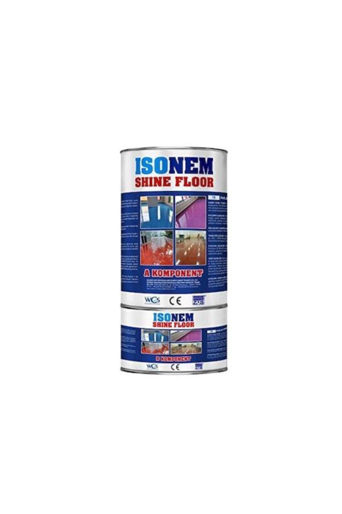Isonem Shine Floor Parlak Zemin Kaplaması 4.5 kg Set Sarı