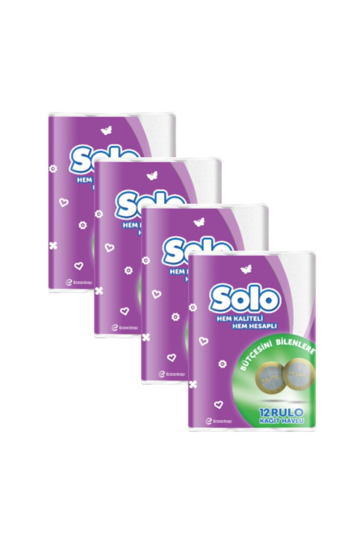 Solo Kağıt Havlu 12 Rulo X 4 Paket