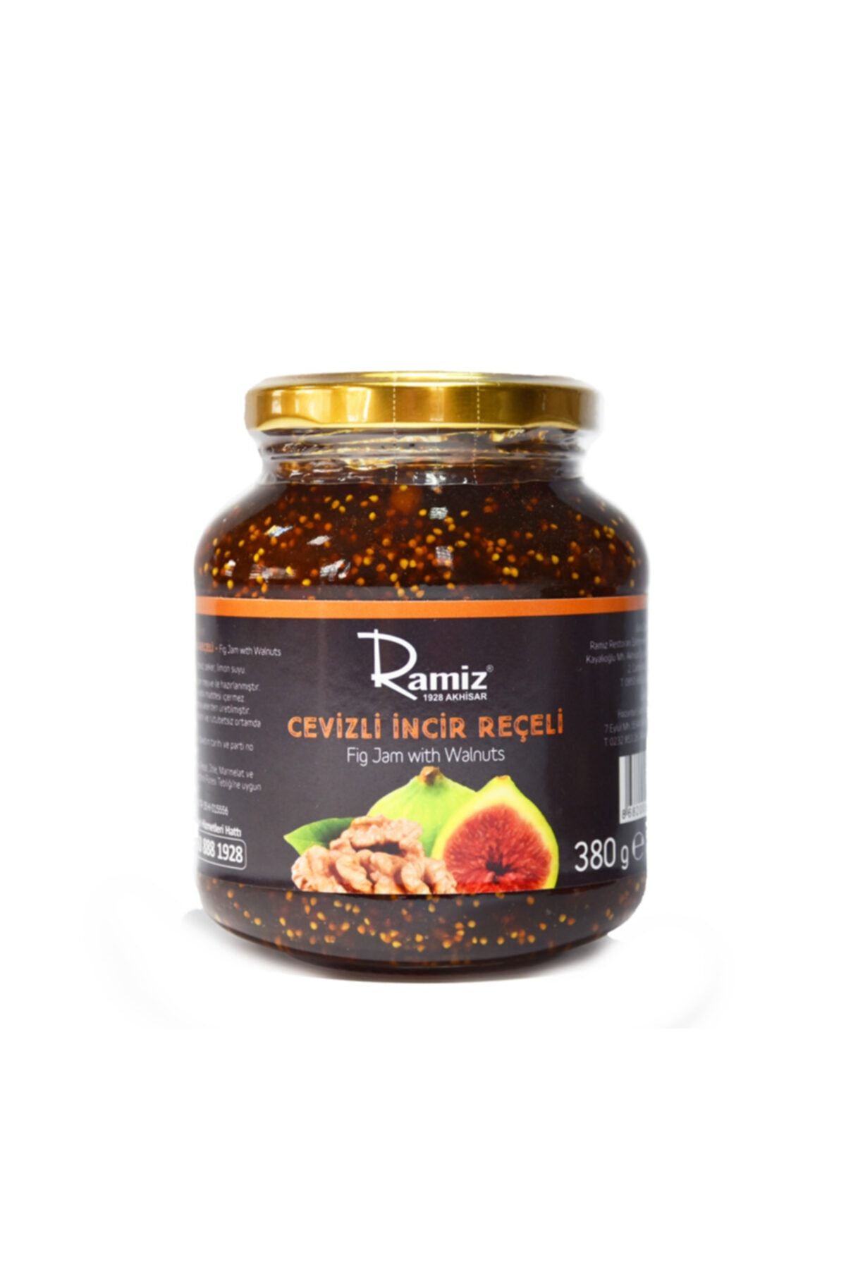 Ramiz Doğal Katkısız Cevizli Incir Reçeli 380 Gr.