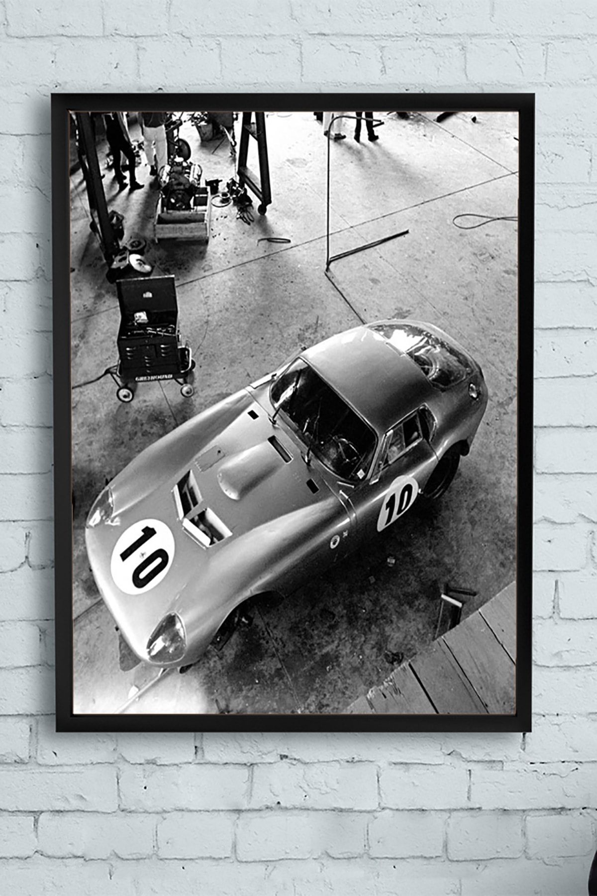 Postermanya Shelby Cobra Daytona Coupe Araba Çerçeveli Tablo (30 X 40cm)