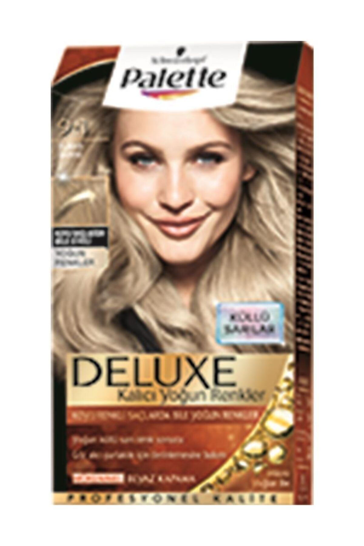 Palette Saç Boyası - Deluxe 9-1 Küllü Sarı 50 ml