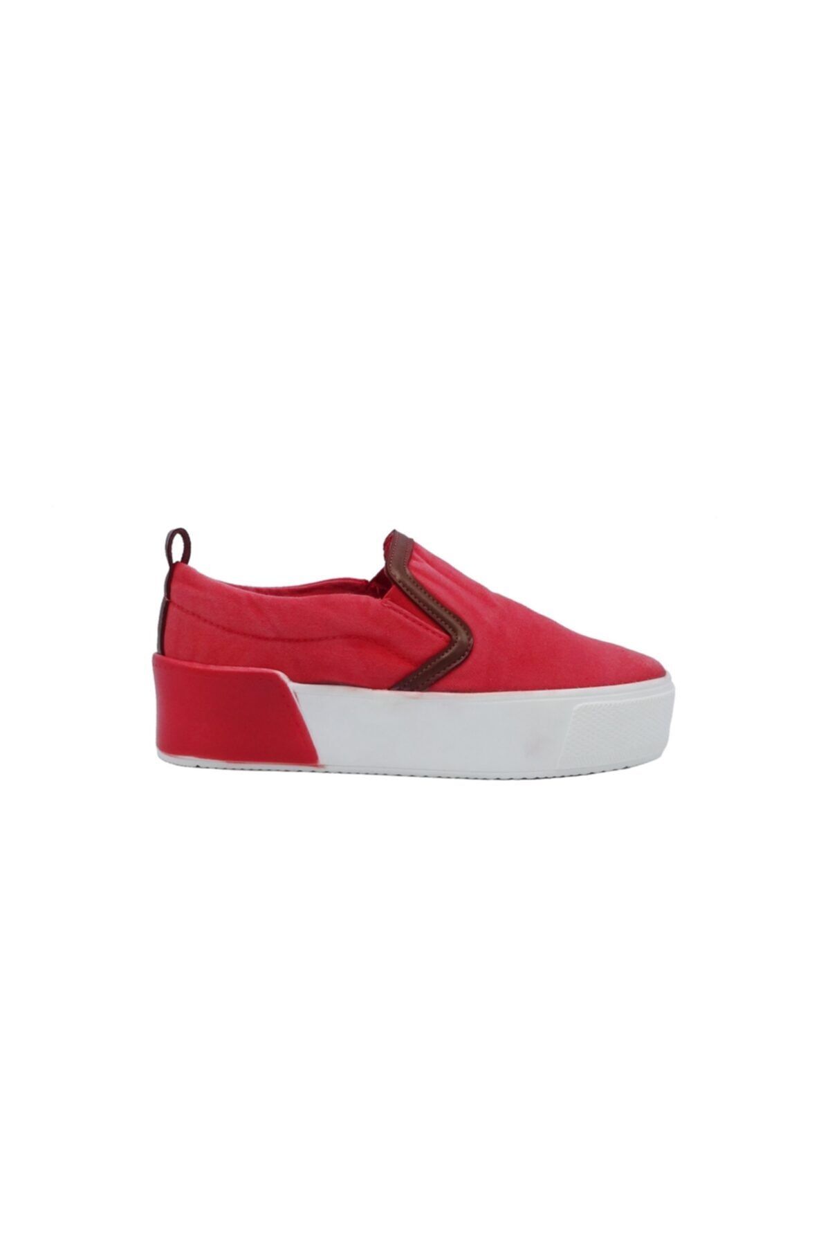Dunlop Platform Kırmızı Spor Ayakkabı 505145955-1