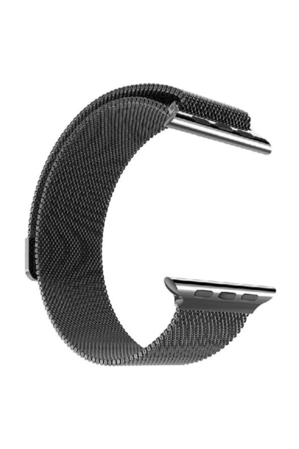 Schulzz Apple Watch Premium 42 mm Metal Milano Kordon 2-3-4 Uyumlu - Siyah