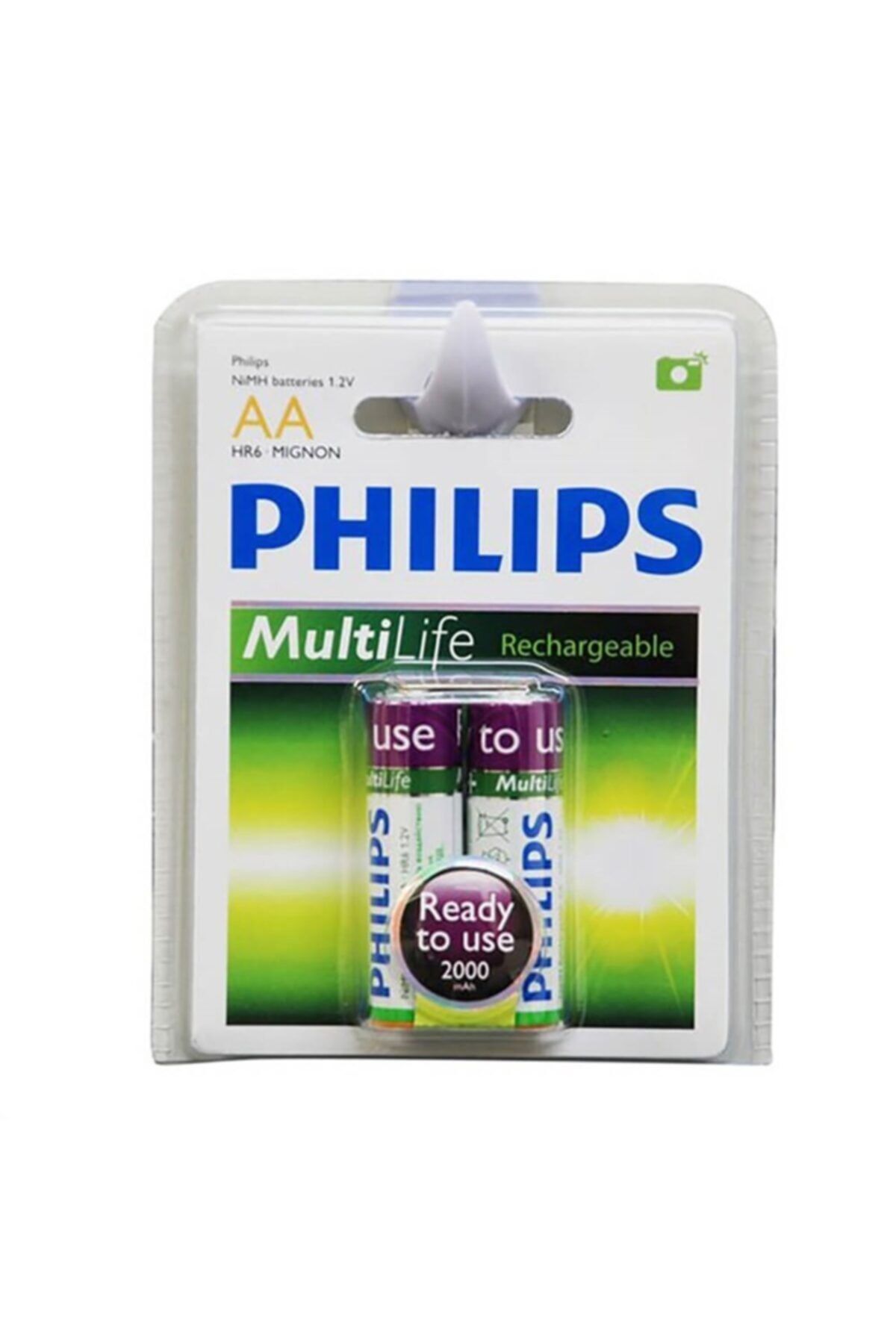 Philips 2000 Mah Aa Şarjlı Pil 2 Li