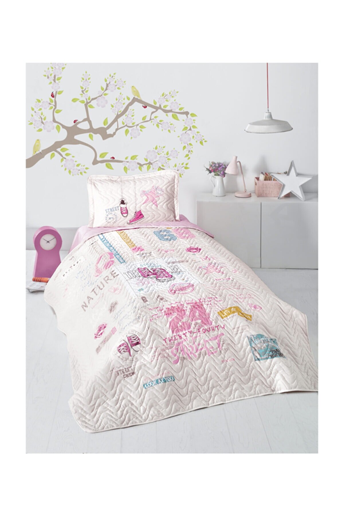 Clasy Kapitoneli Yatak Örtüsü Tek Kişilik Fiyatı