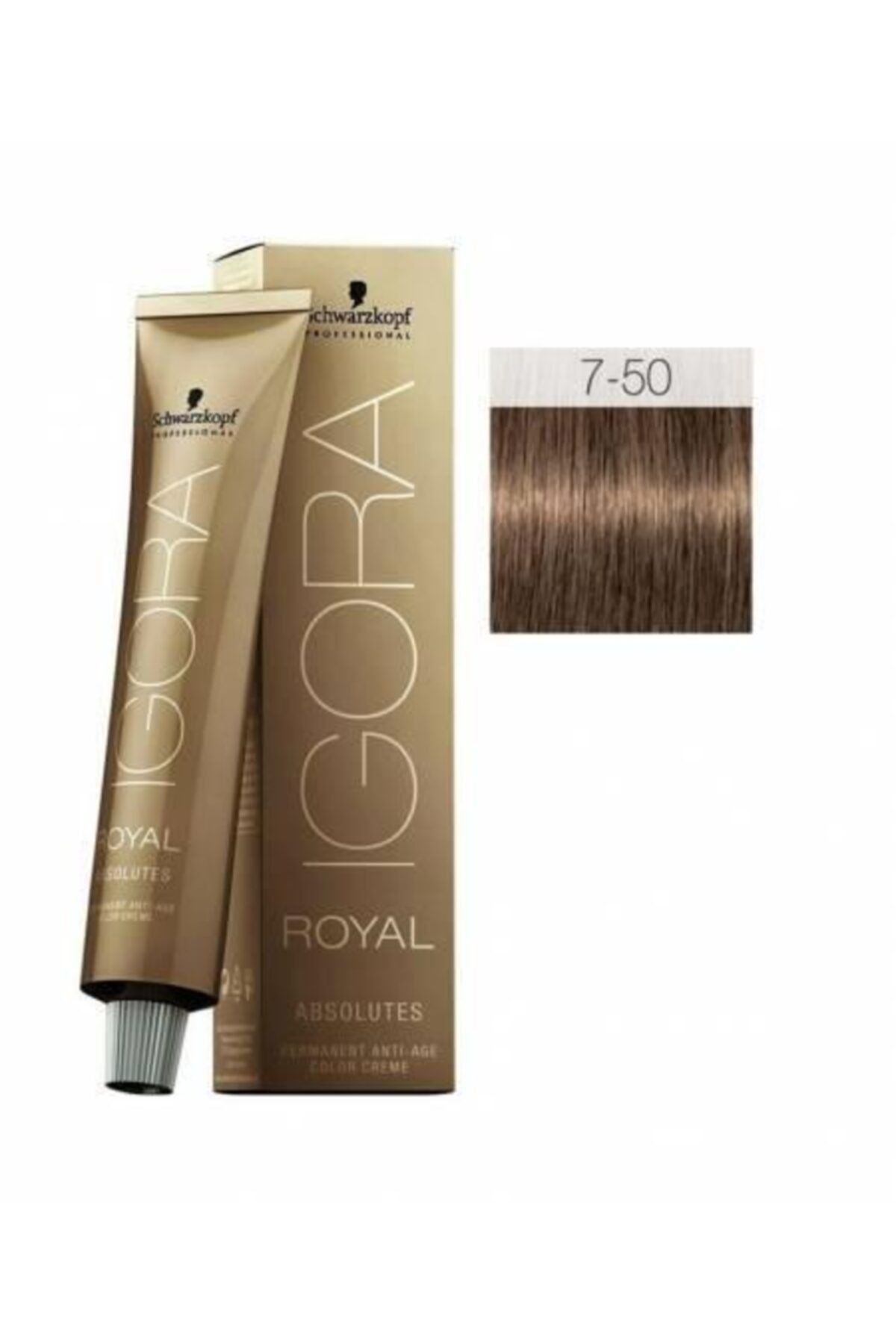 Igora Royal Absolutes Saç Boyası 7-50 Kumral Yoğun Altın 60 ml