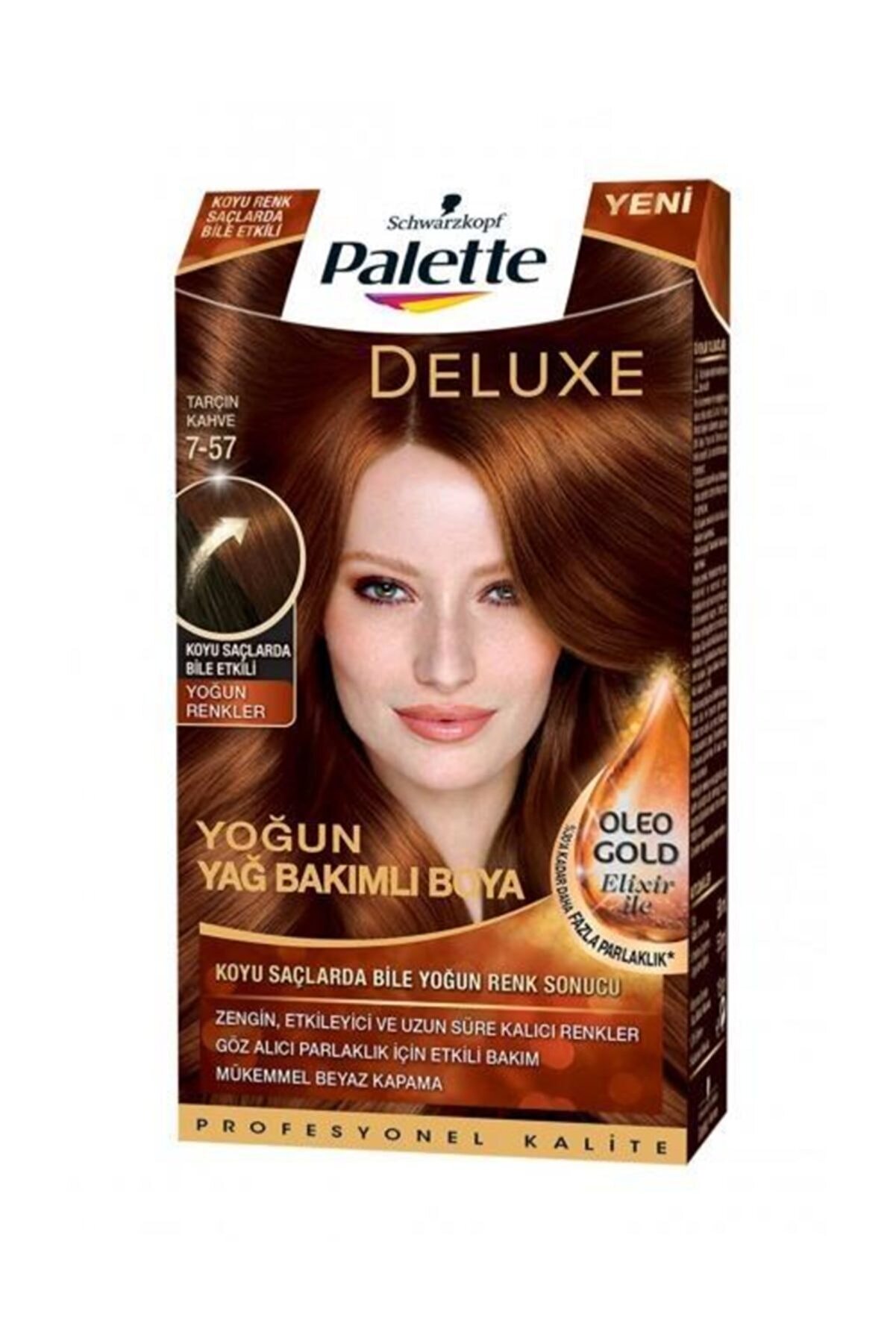 Palette Deluxe Kit Saç Boyası 7 57 Tarçın Kahve