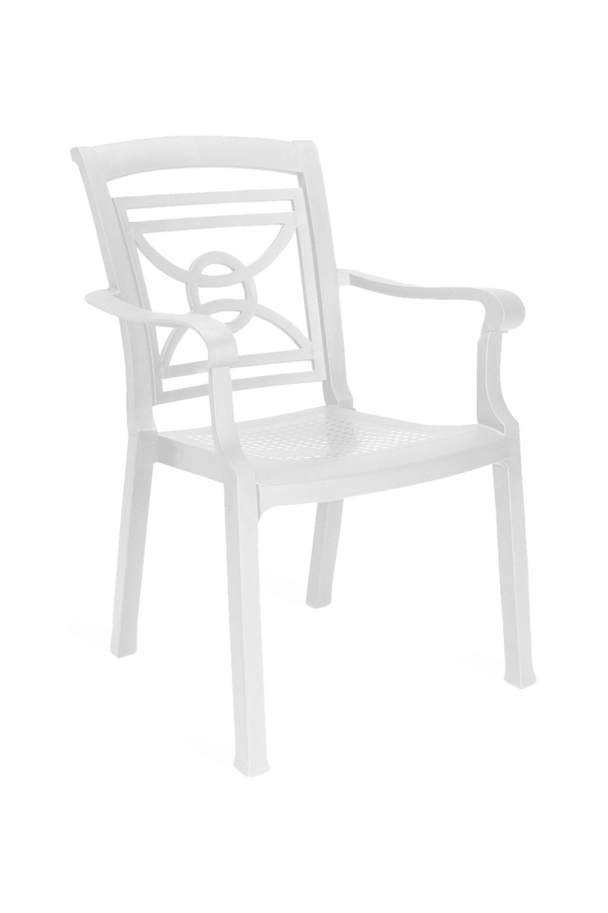 Papatya Commadore Koltuk Beyaz - Plastik Bahçe Sandalyesi