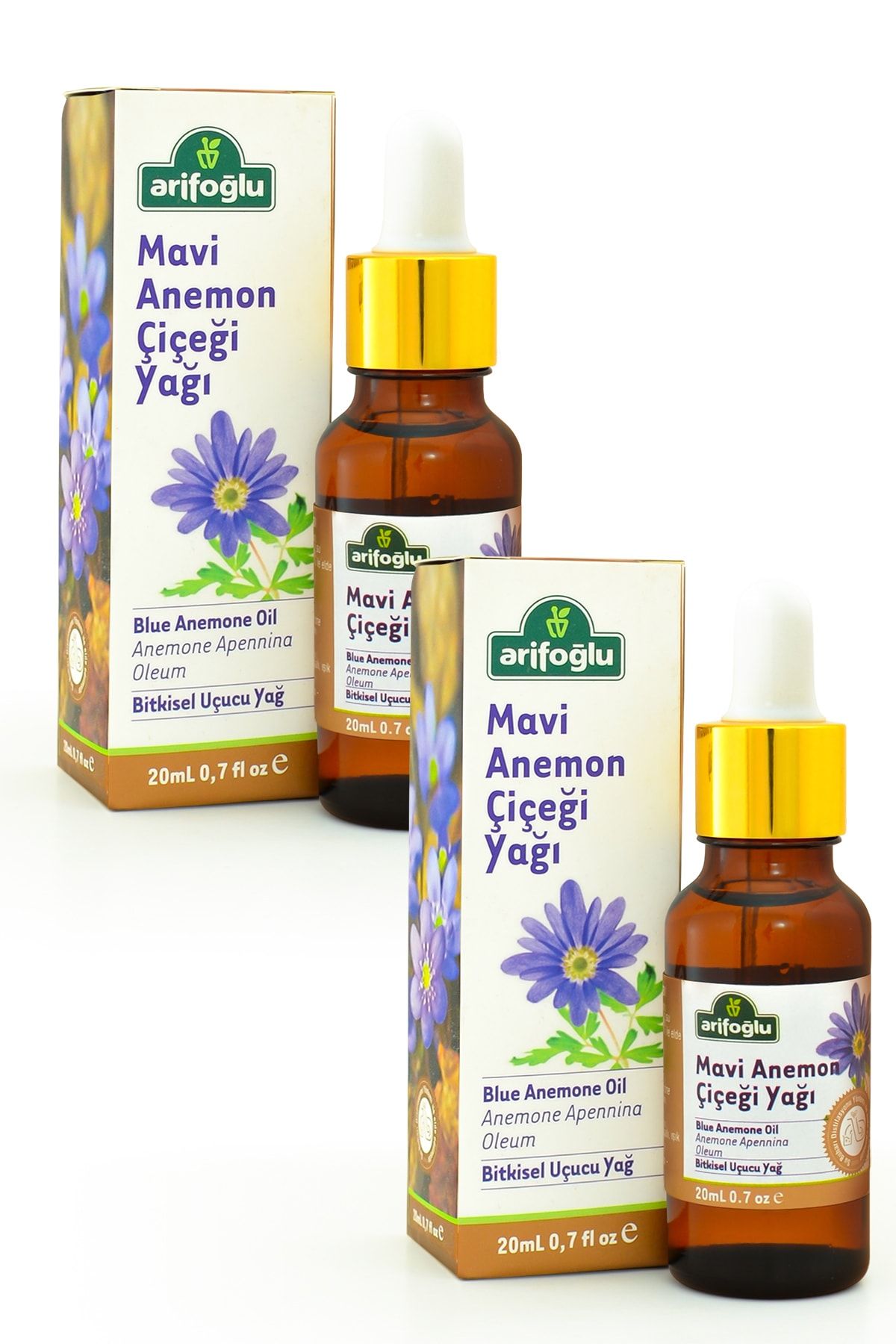 Arifoğlu Mavi Anemon Yağı 20 + 20 Ml 2 Li Set