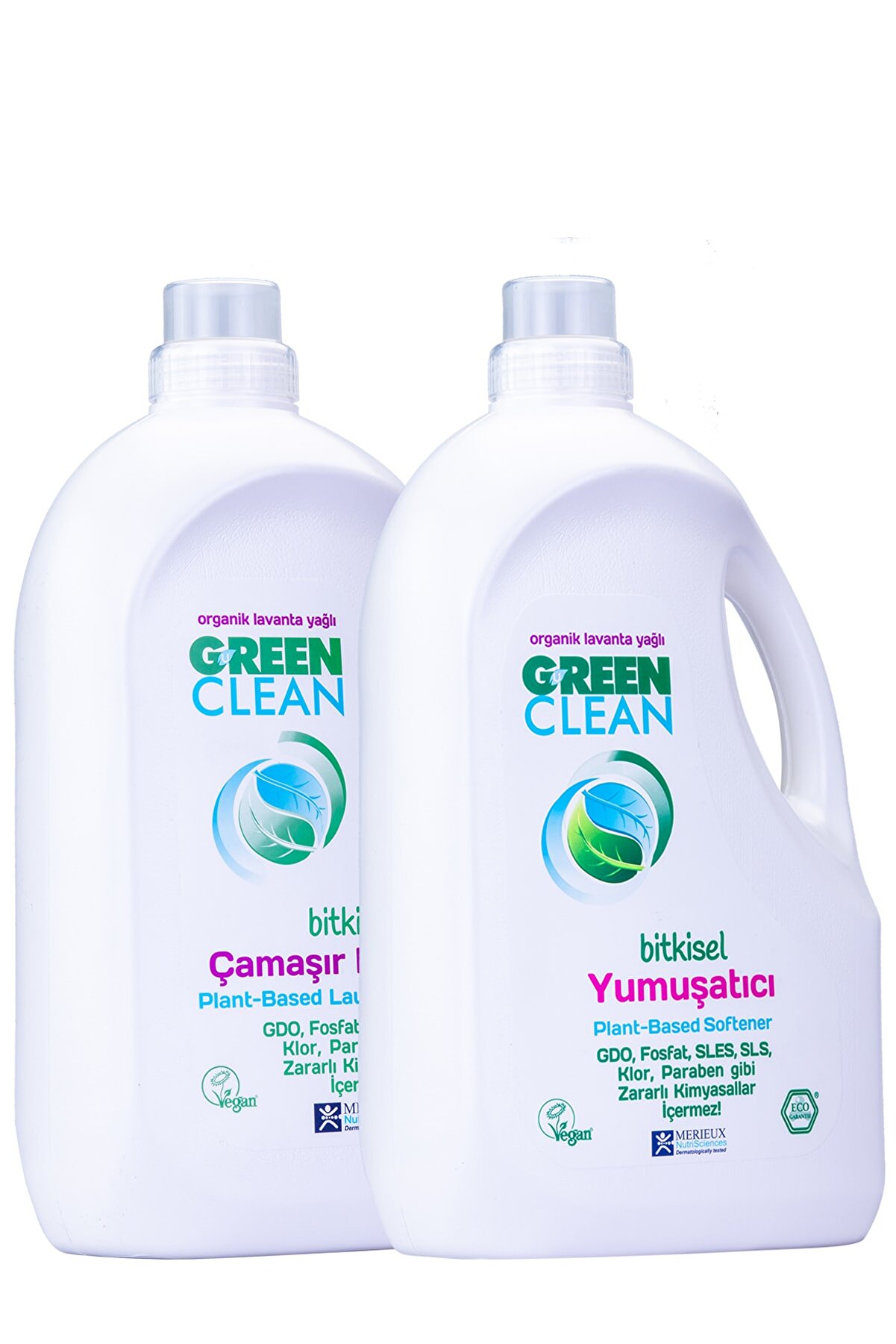 Green Clean Sıvı Çamaşır Deterjanı 2,75 l + Yumuşatıcı 2,75 l - 2'li Set
