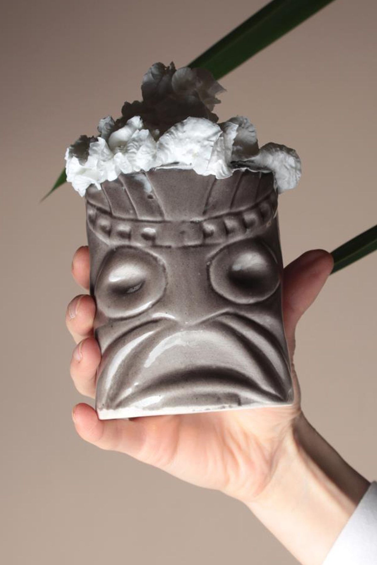 İkram Dünyası Tiki Mug Kupa 10*8 Cm Kahve