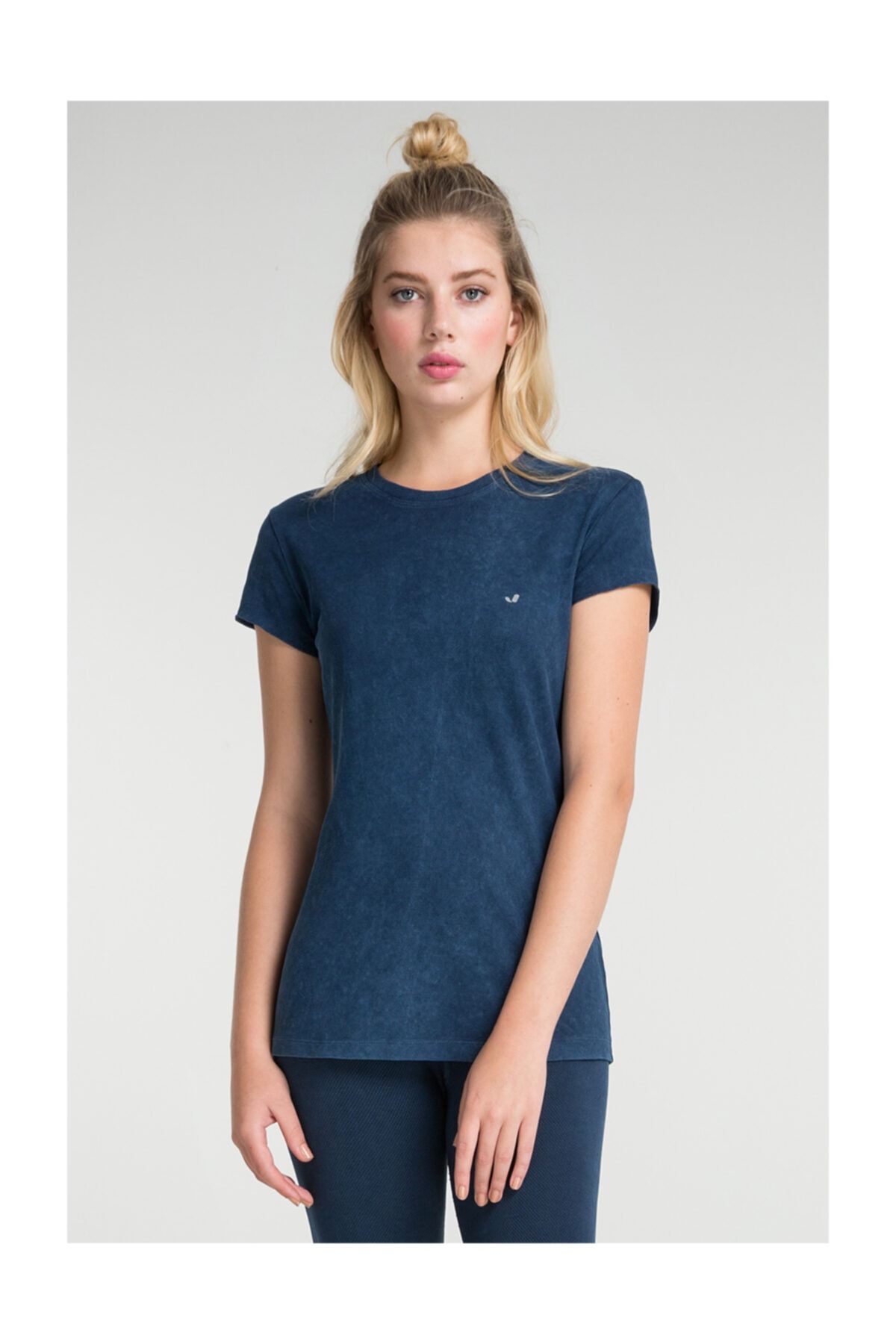 Jerf Kadın Spor T-Shirt - Sapri Mavi - 588889