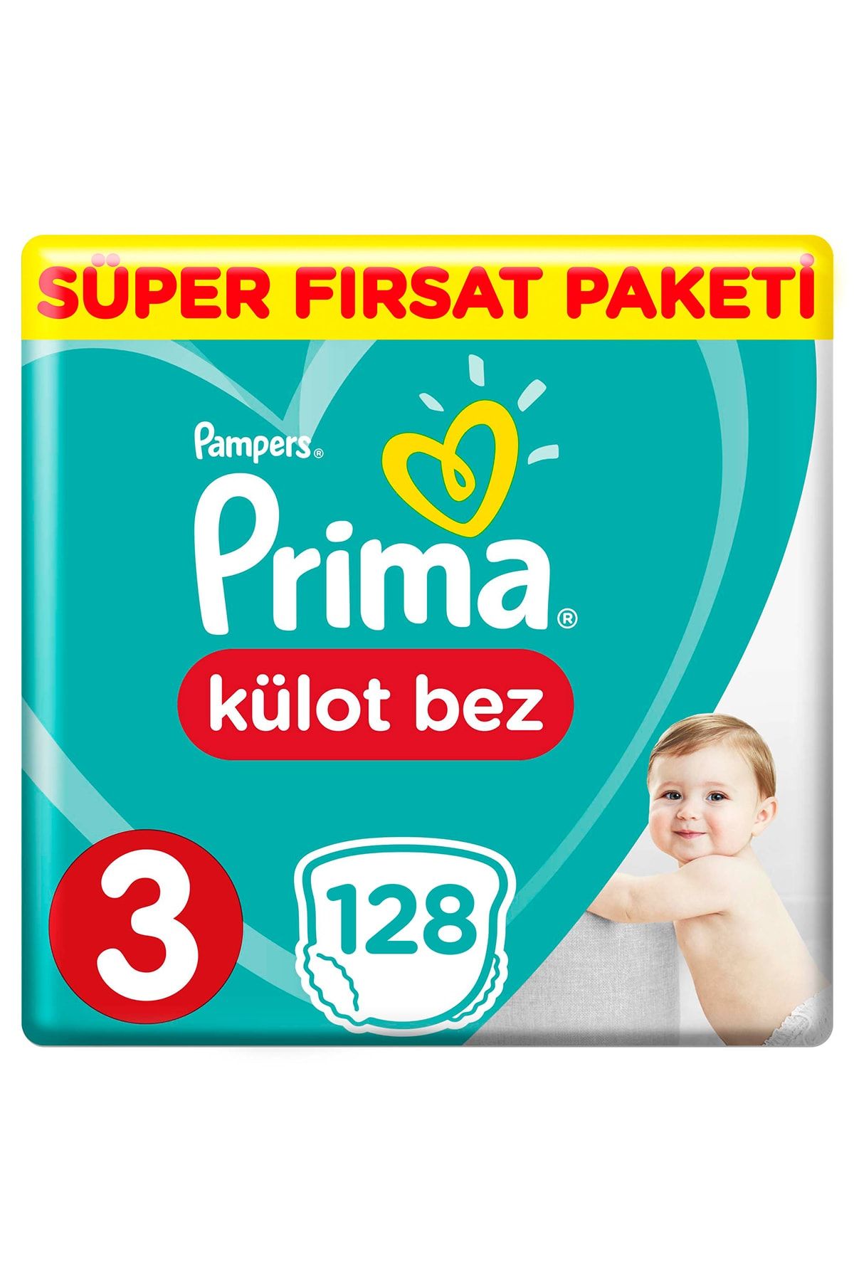 Prima Külot Bez 3 Beden 128 Adet Midi Süper Fırsat Paketi