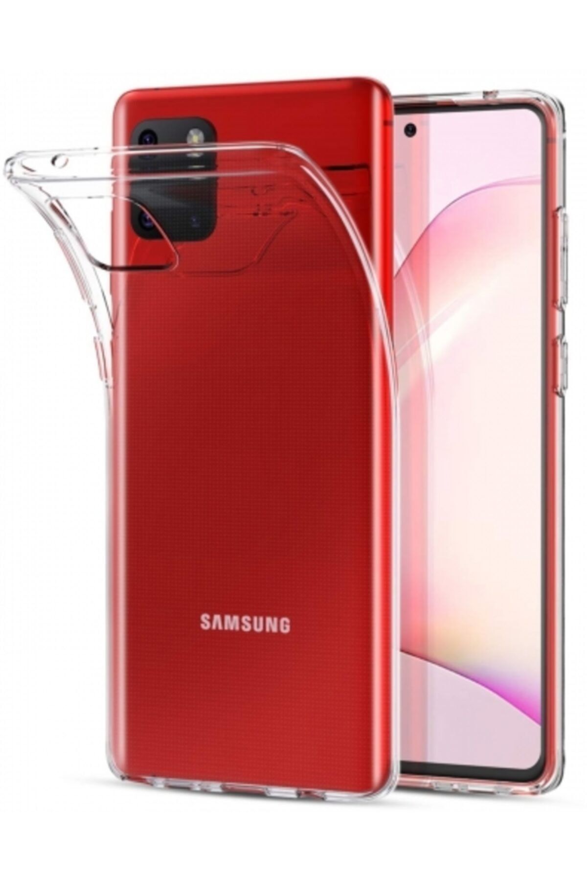 Kilifplus Samsung Galaxy Note 10 Lite Kılıf Ultra Ince Esnek Süper Silikon 0.3mm - Şeffaf