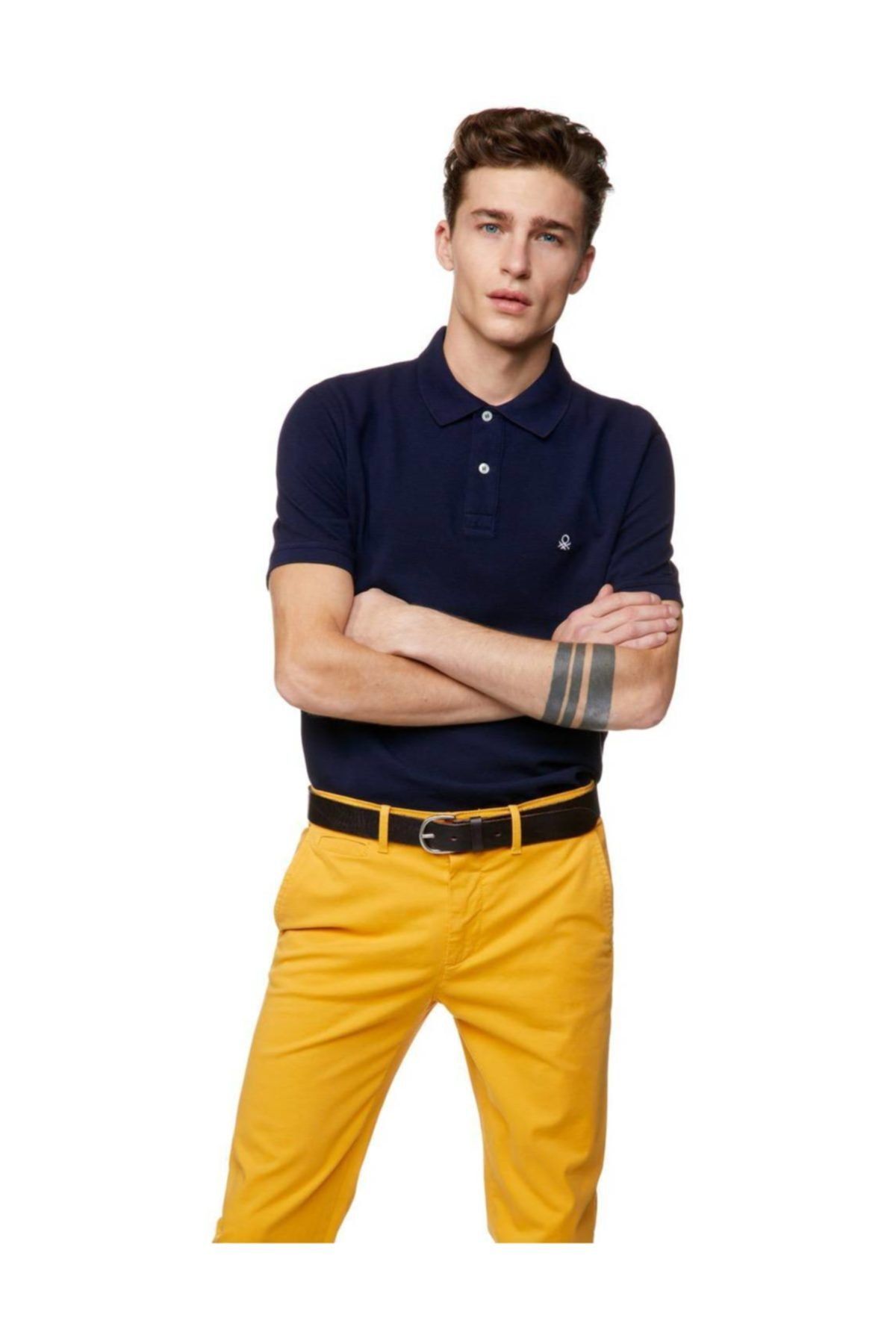 United Colors of Benetton Erkek Regular Fit Polo Tshirt 312013089J3179-016