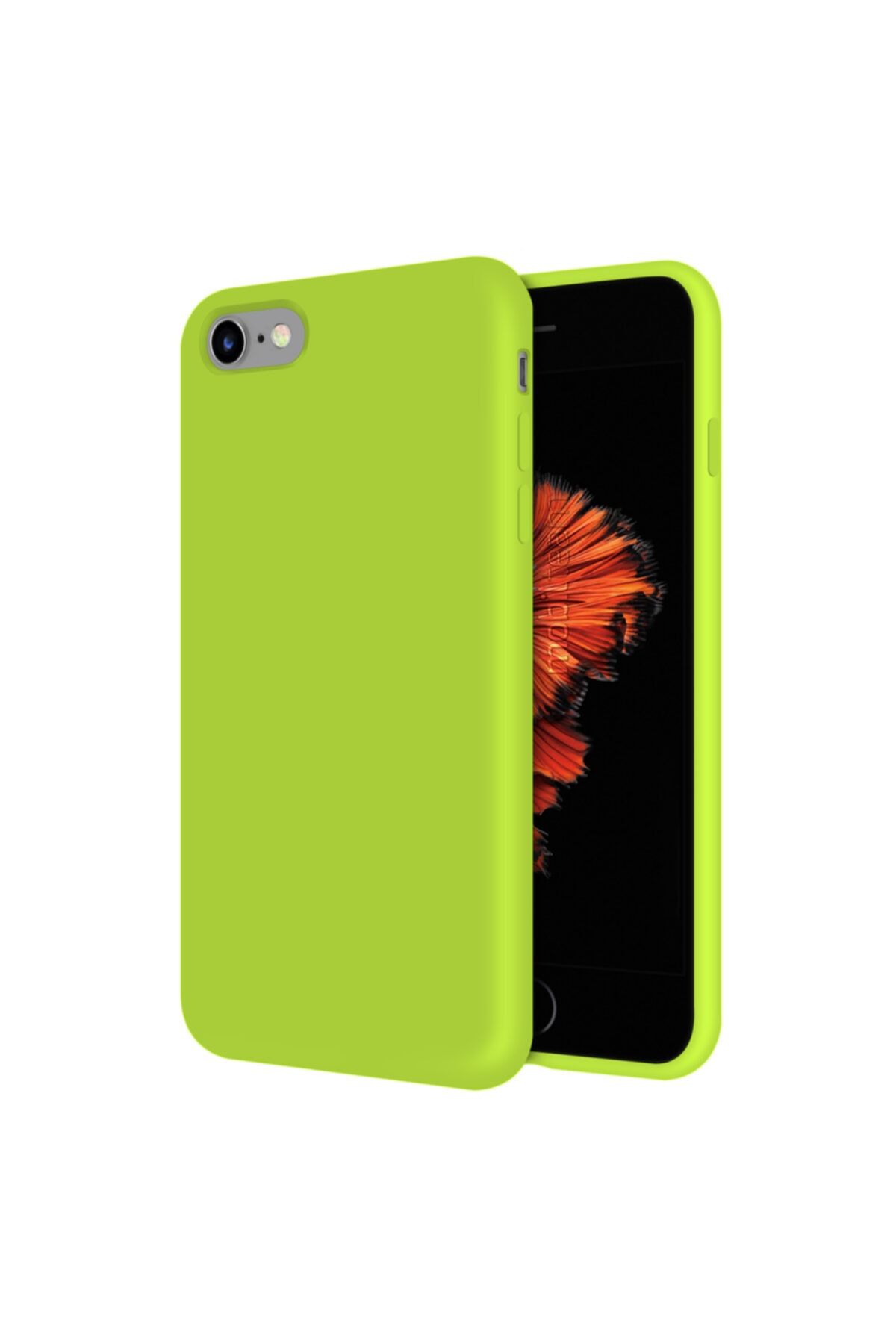 Mobilteam Apple Iphone 6s Kılıf Içi Kadife Lansman Kapak - Neon Sarı