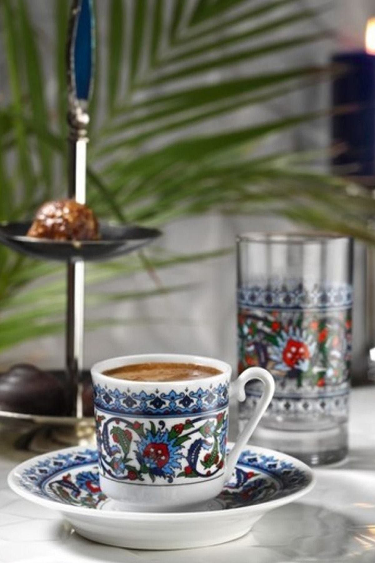 Güral Porselen Topkapı Türk Kahvesi Fincanı Takımı