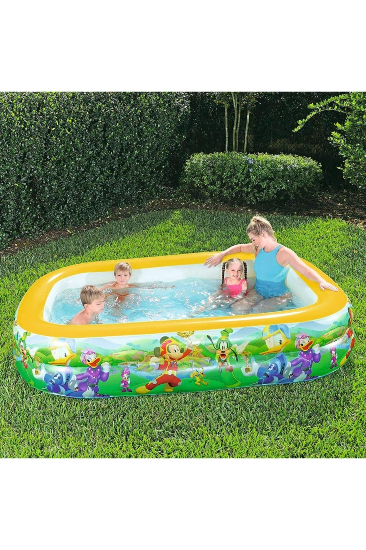 Bestway Büyük Boy Şişme Aile Havuzu Disney (262x175x51 cm)   91008