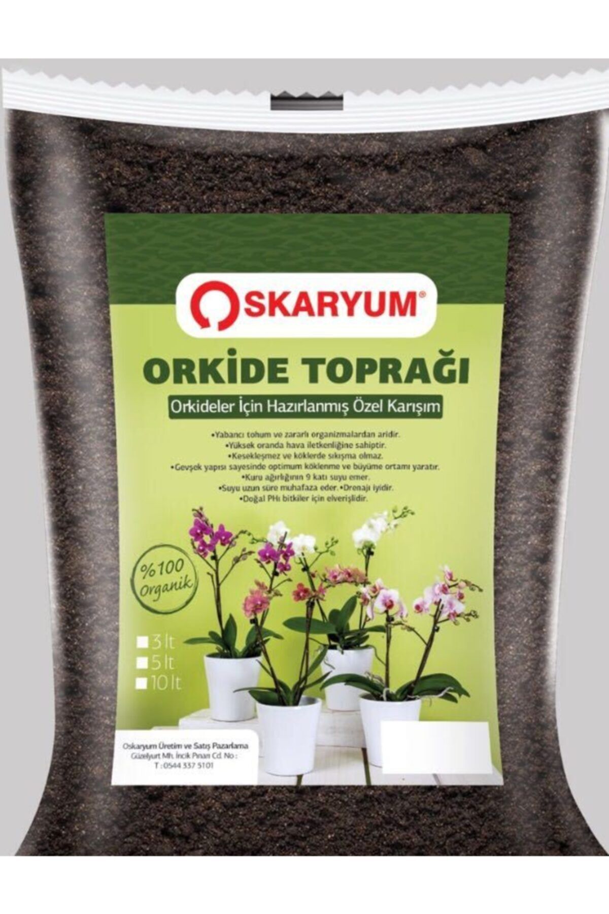 OSKARYUM Orkide Toprağı 2,5 Lt